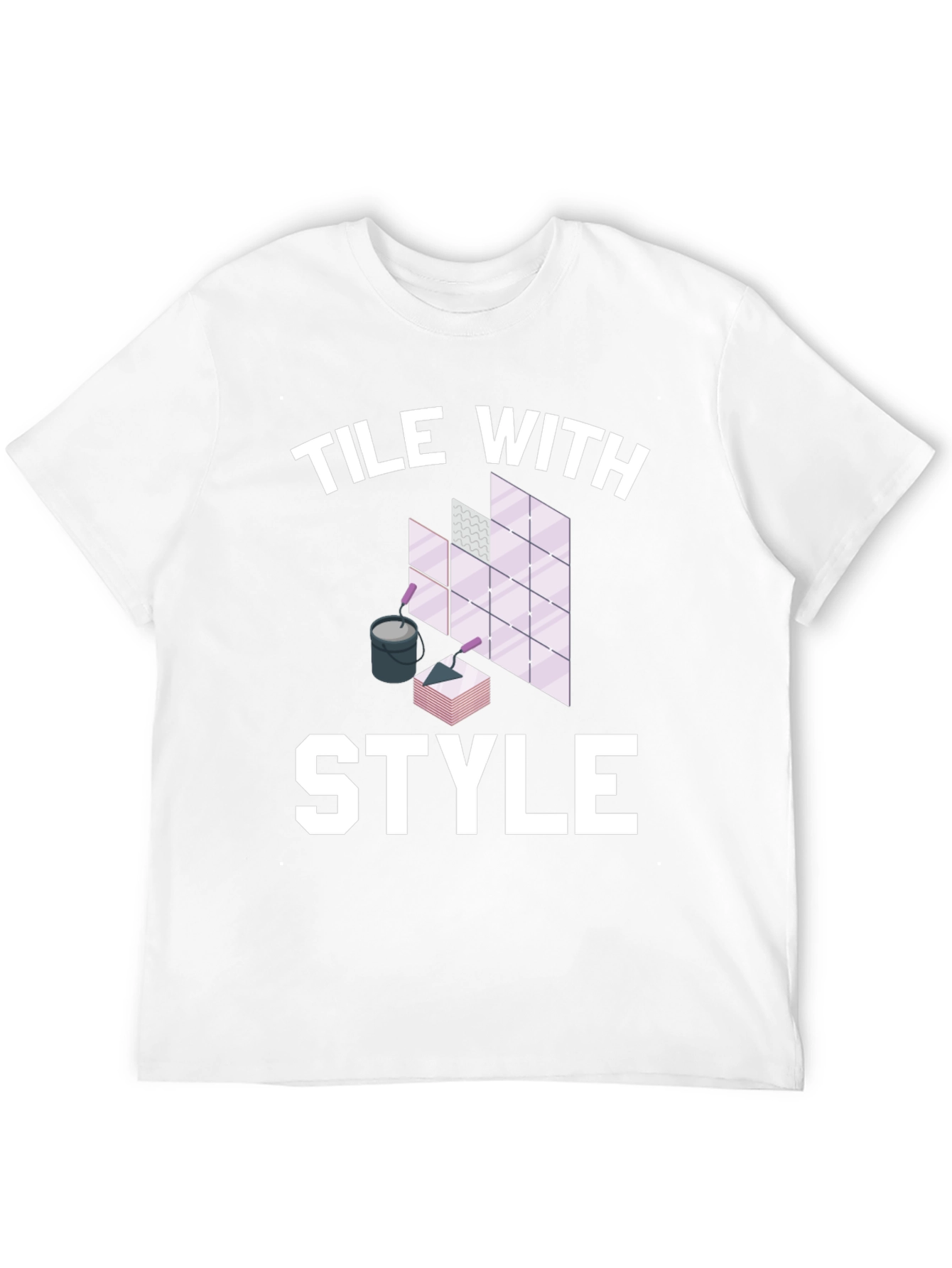 Tile With Style Black T-Shirt