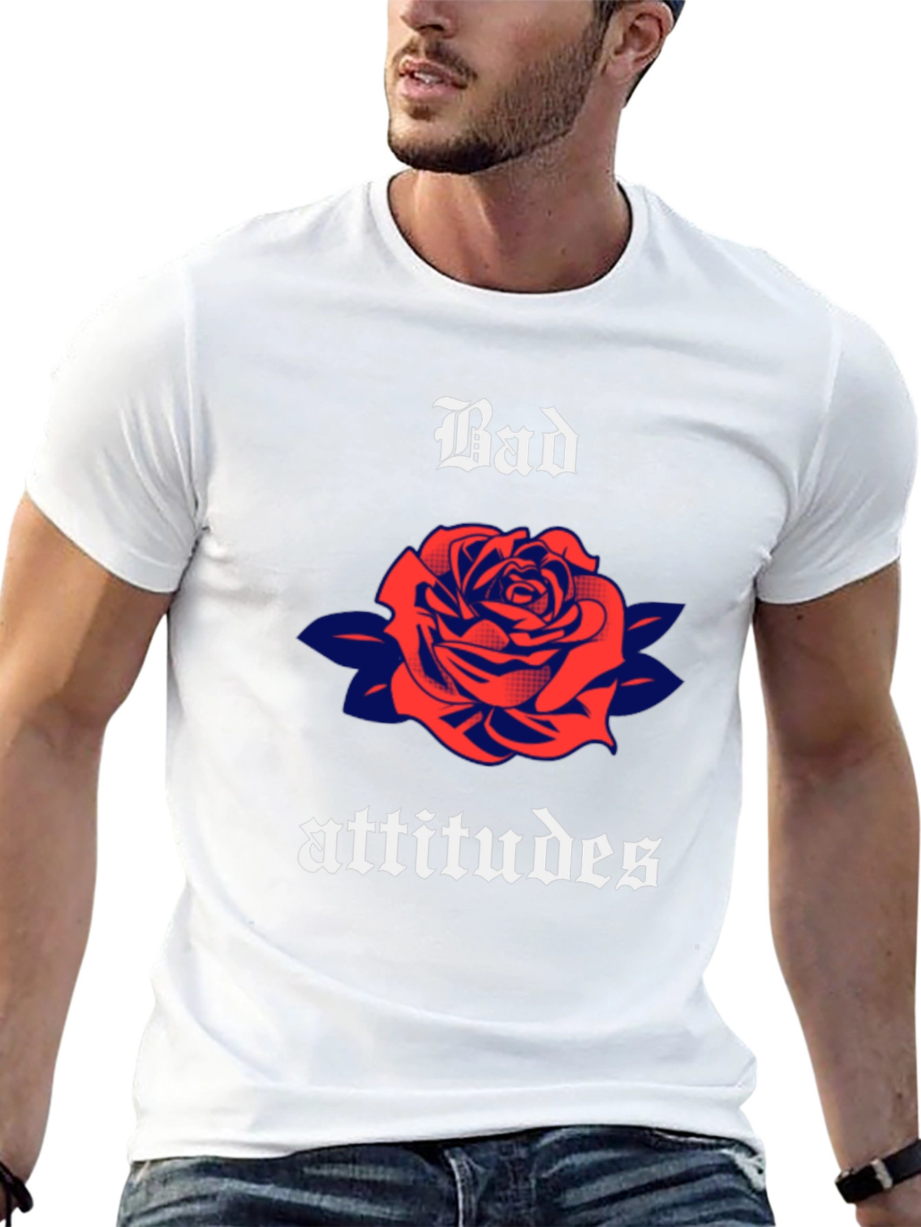 Bad Attitudes Graphic T-Shirt - Black