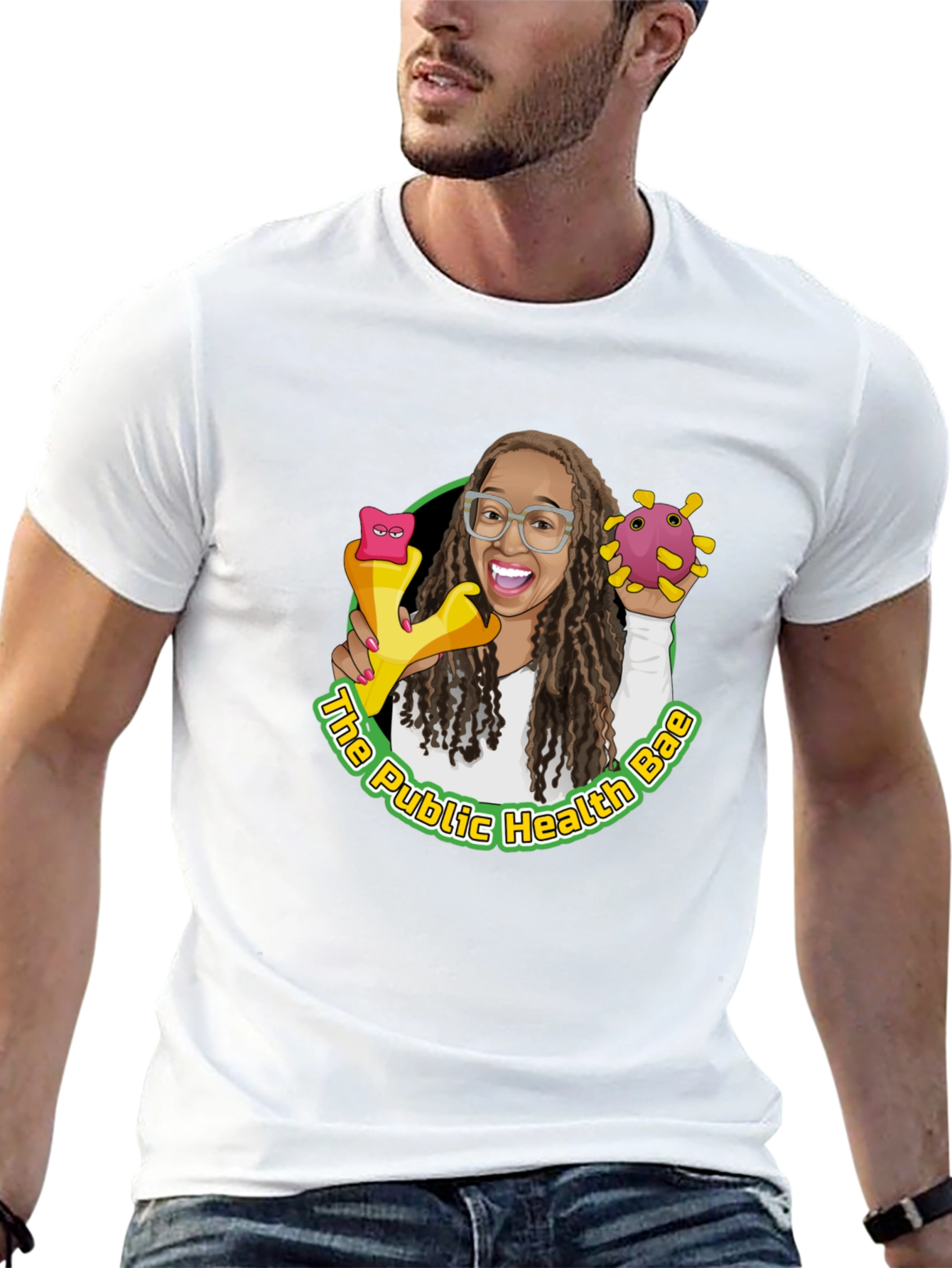 Public Health Bae Graphic Tee - Black Cotton T-Shirt