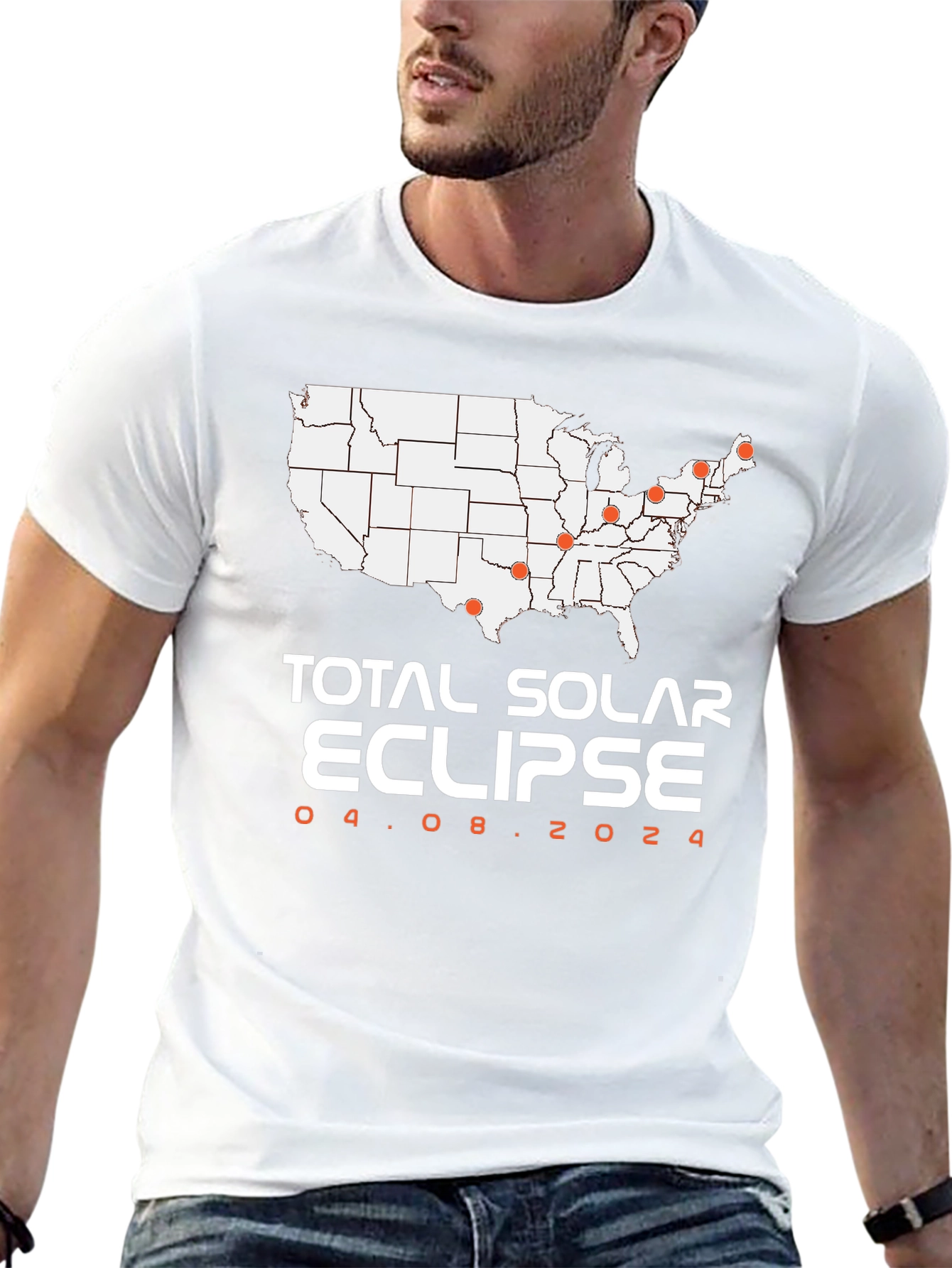 Total Solar Eclipse 04.08.2024 T-Shirt