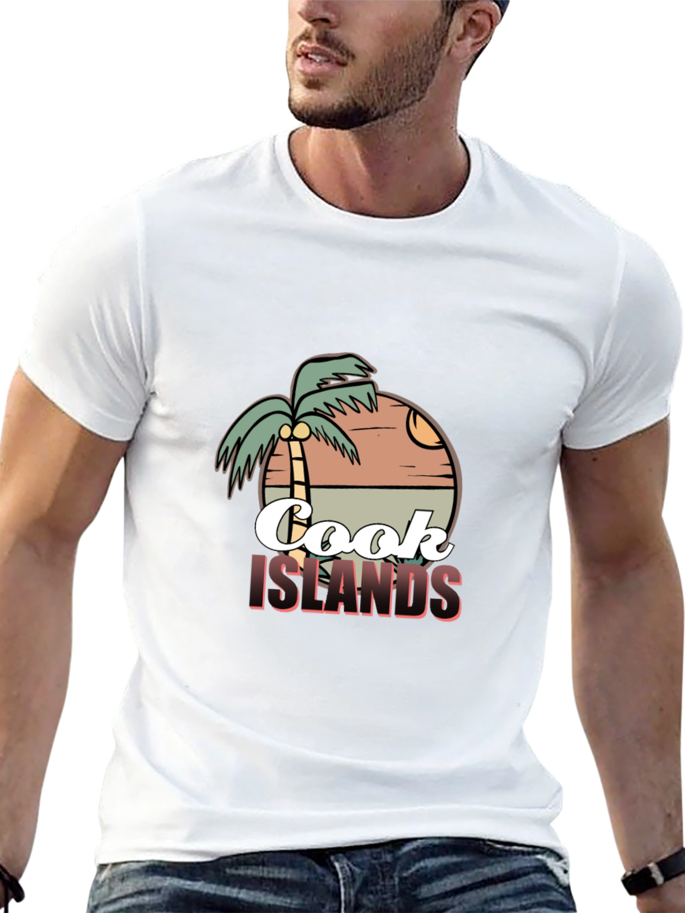 Cook Islands Palm Tree T-Shirt