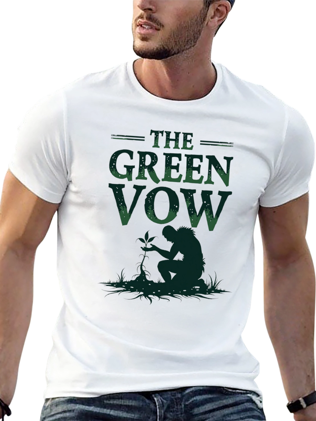 The Green Vow Graphic T-Shirt - Nature Inspired Tee