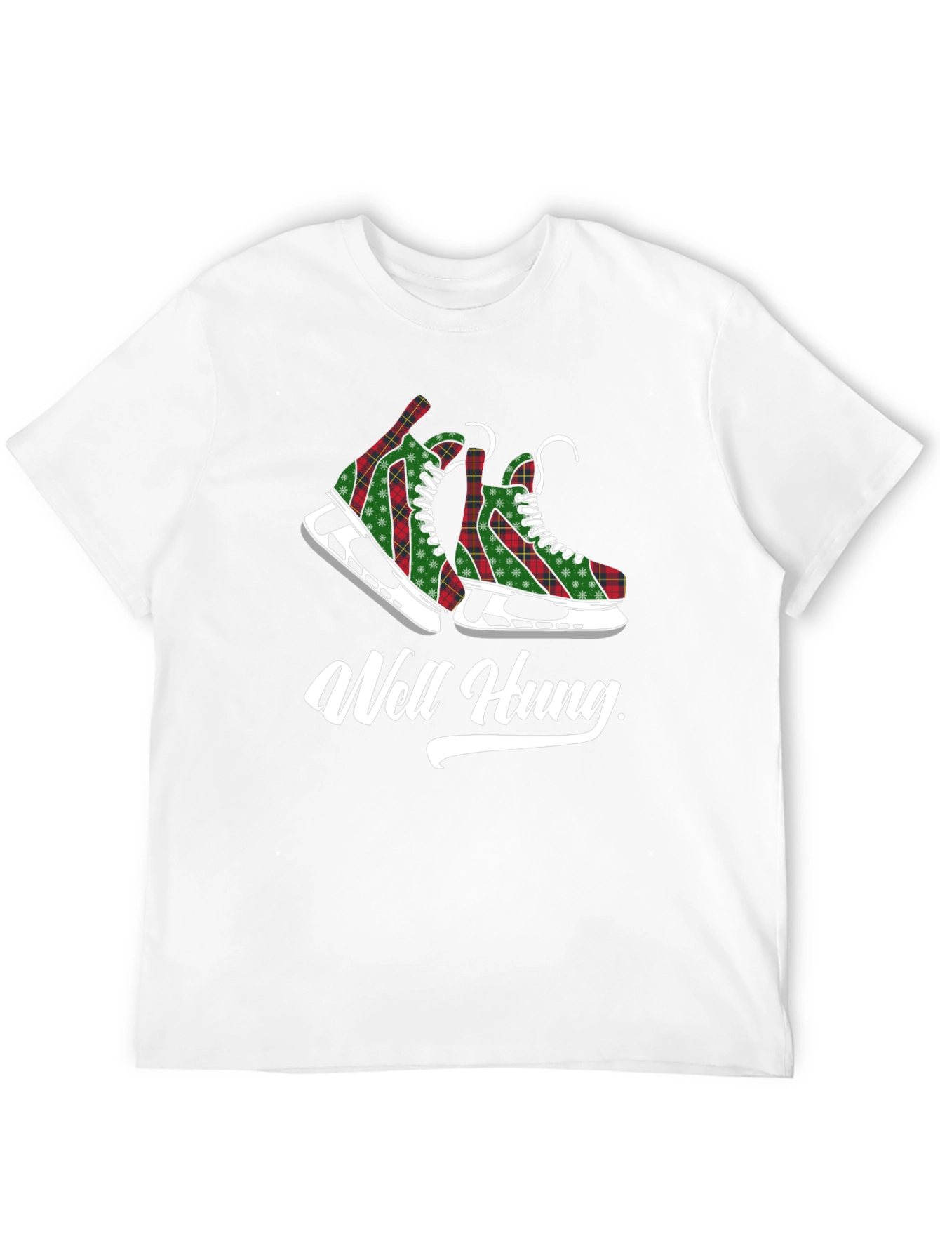 Well Hung Hockey Skates T-Shirt