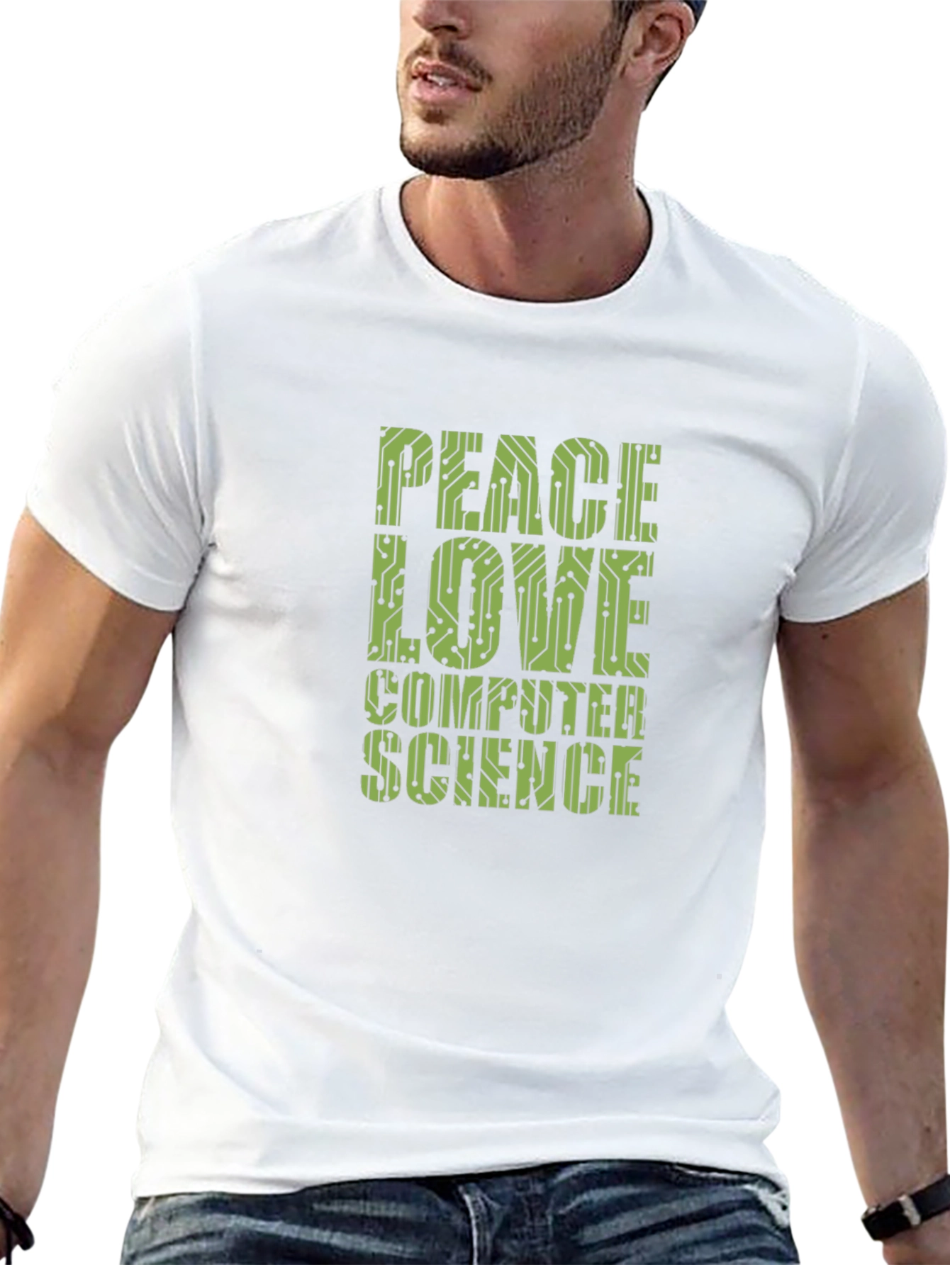 Peace Love Computer Science Graphic Tee
