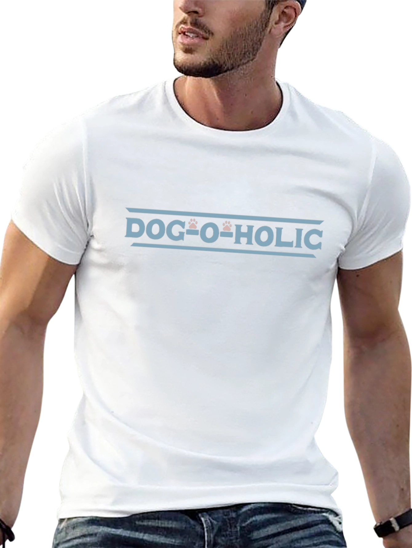 Dog-O-Holic Graphic Tee - Black