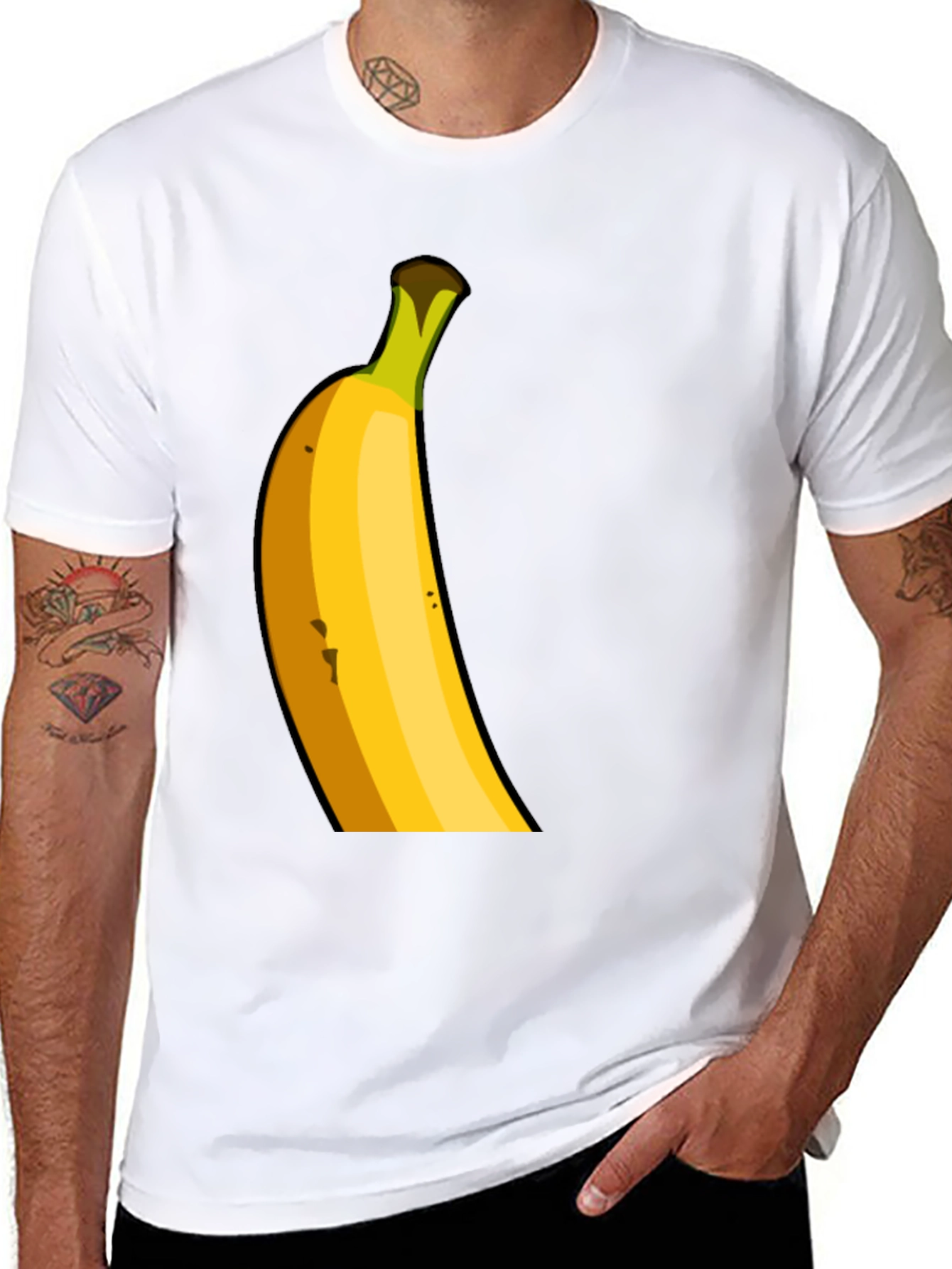 Banana Graphic Tee - Funny Fruit Lover Shirt