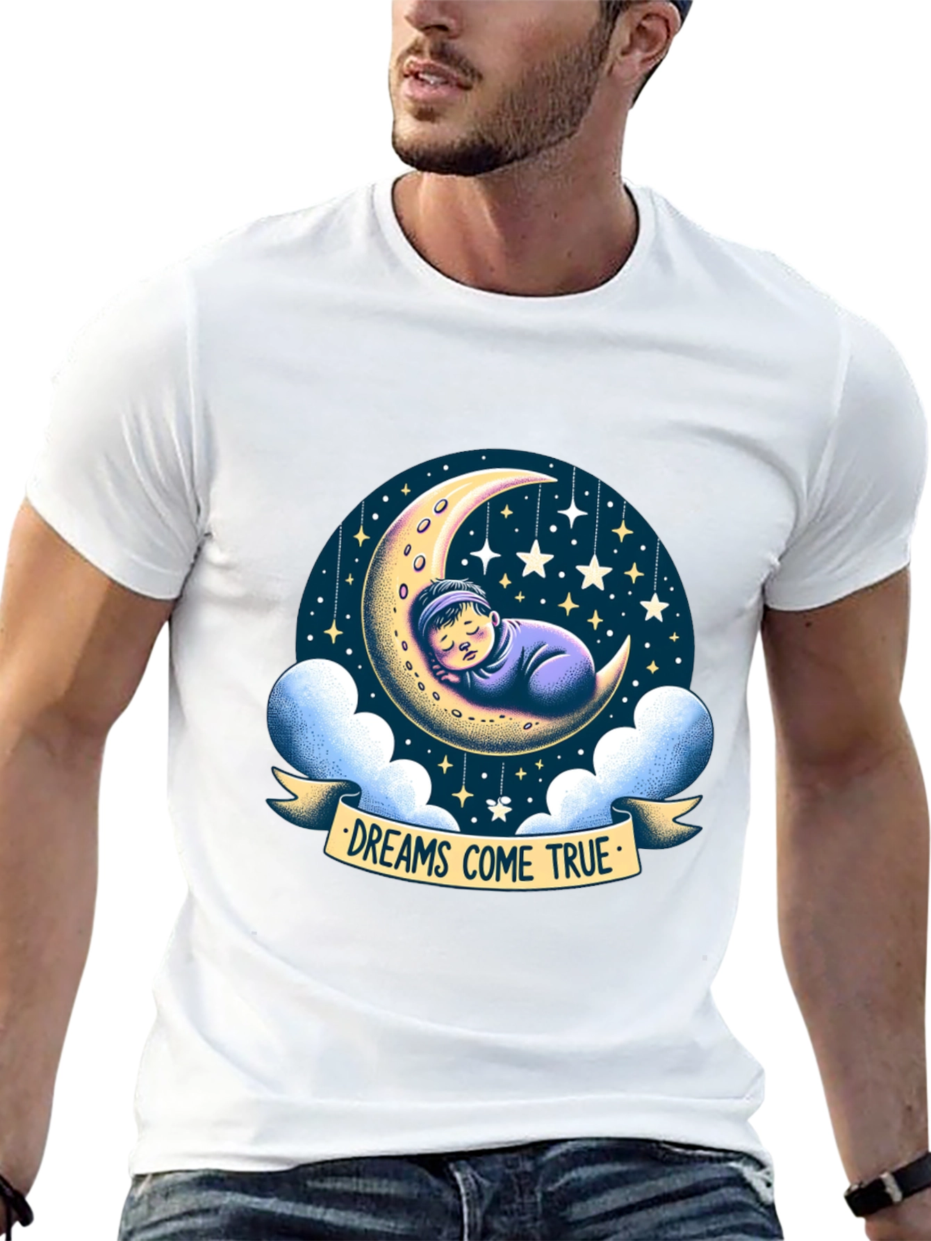 Dreams Come True Graphic Tee - Black