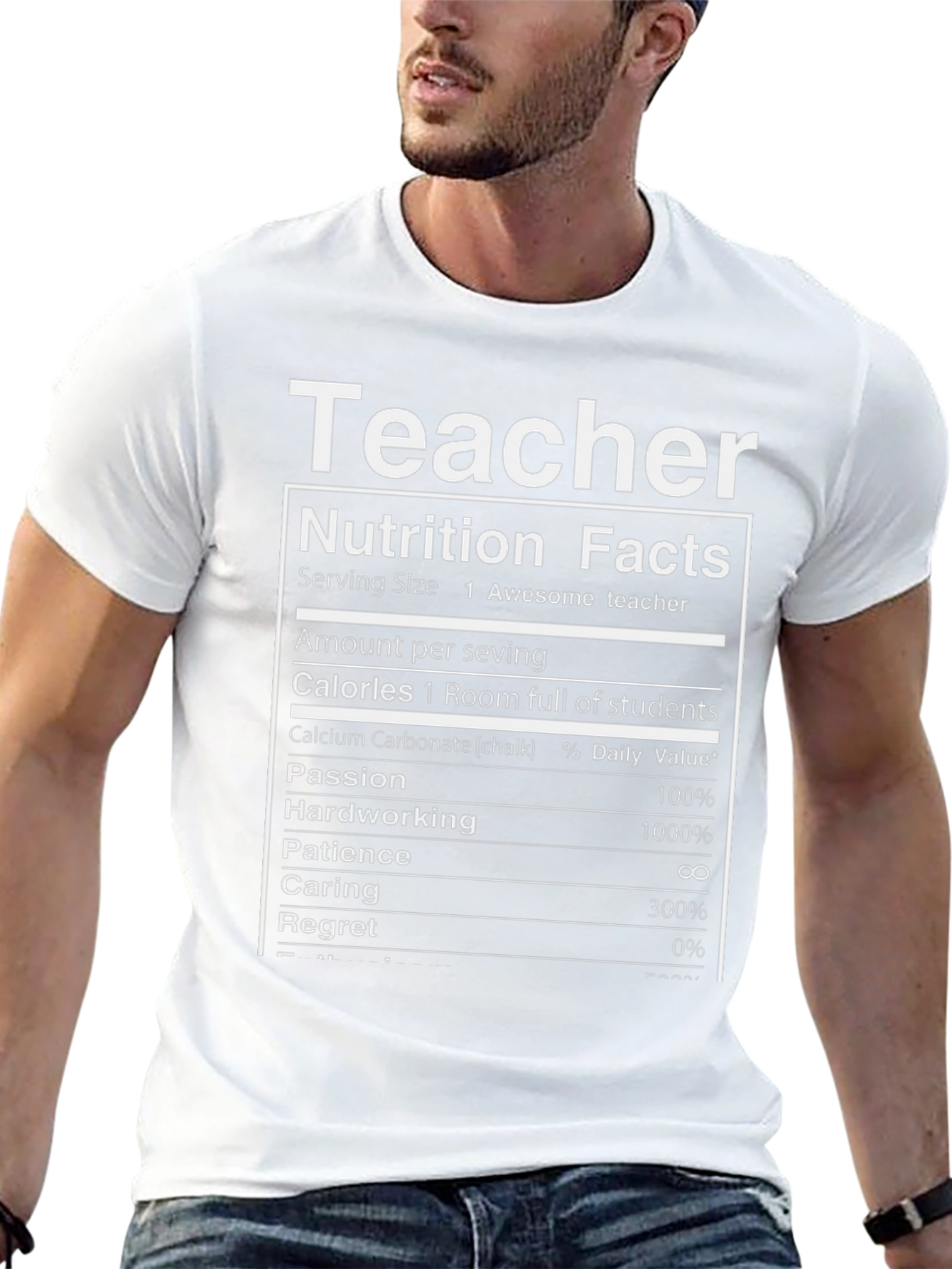 Teacher Nutrition Facts T-Shirt