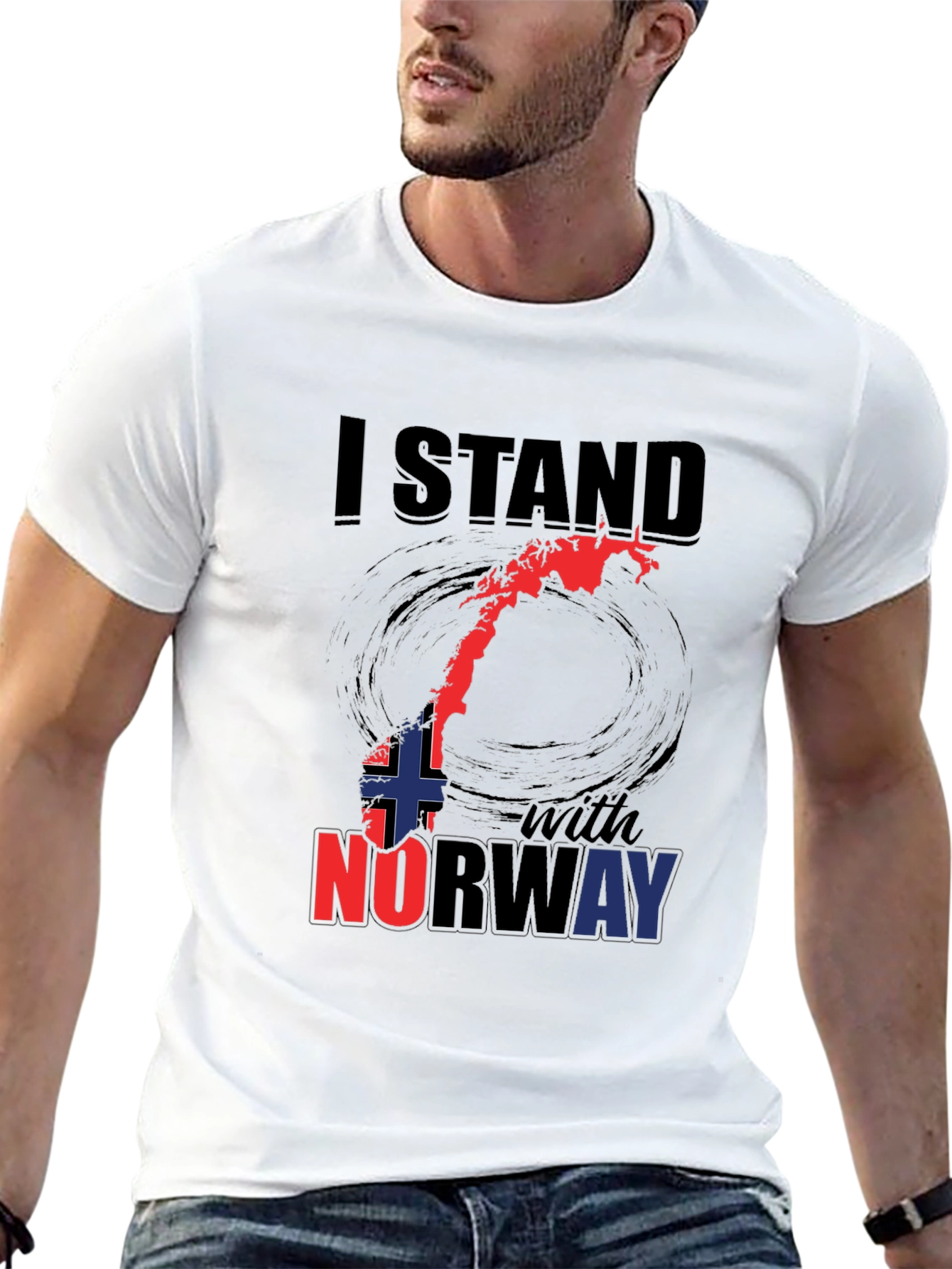I Stand With Norway Patriotic T-Shirt