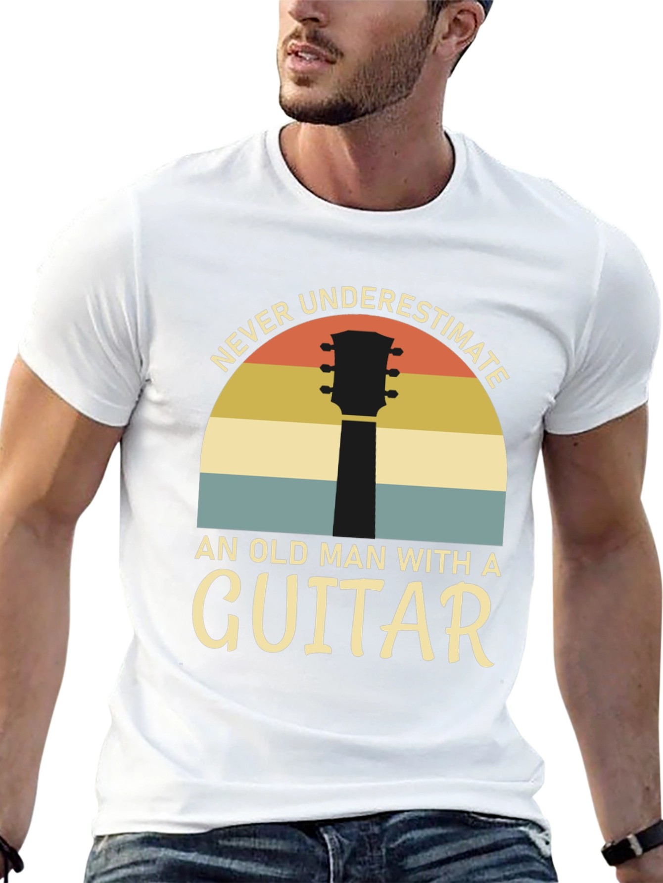 Never Underestimate Guitarist T-Shirt