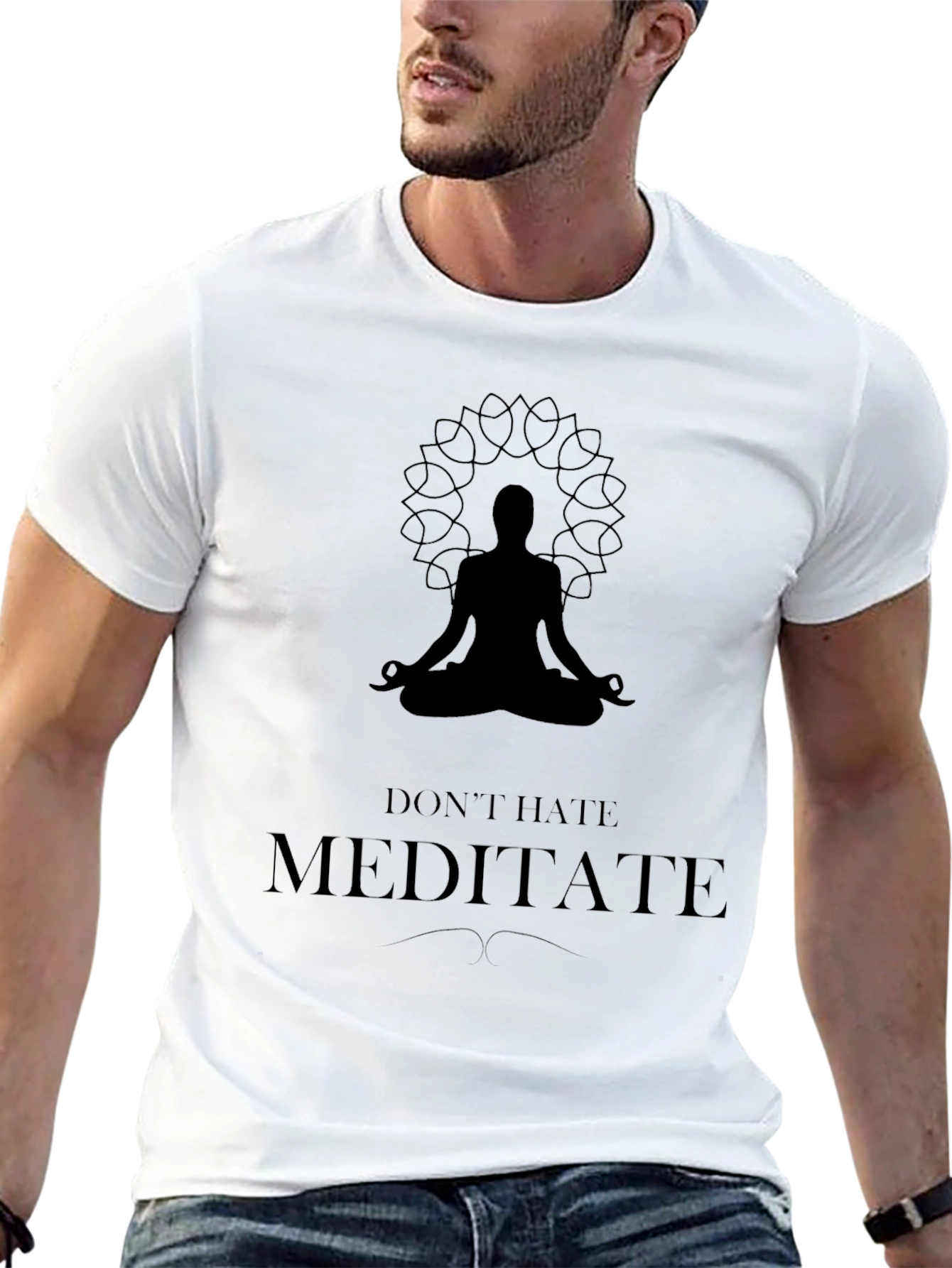 Meditate Graphic Tee - Relax and Unwind
