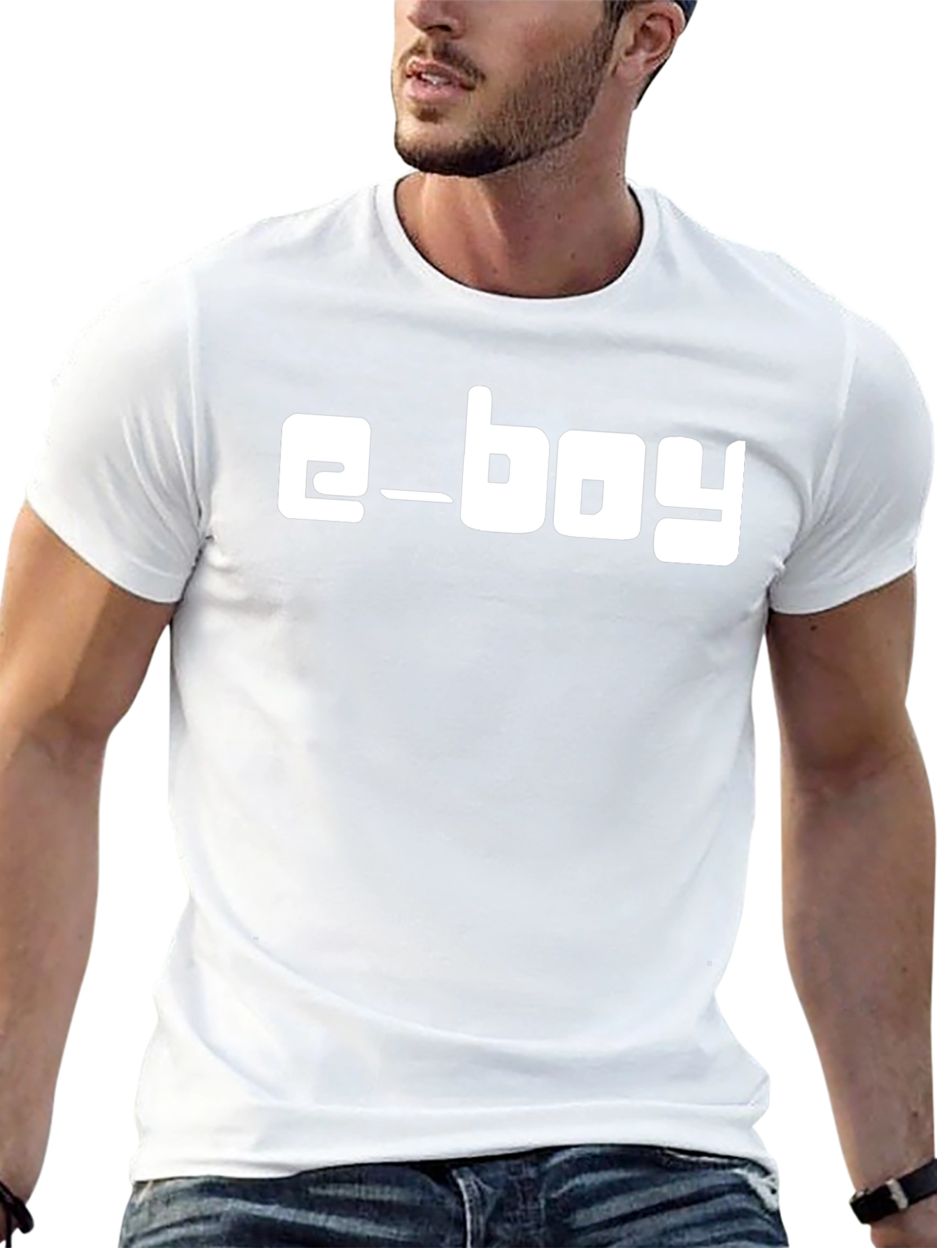 E-boy Black Graphic Tee