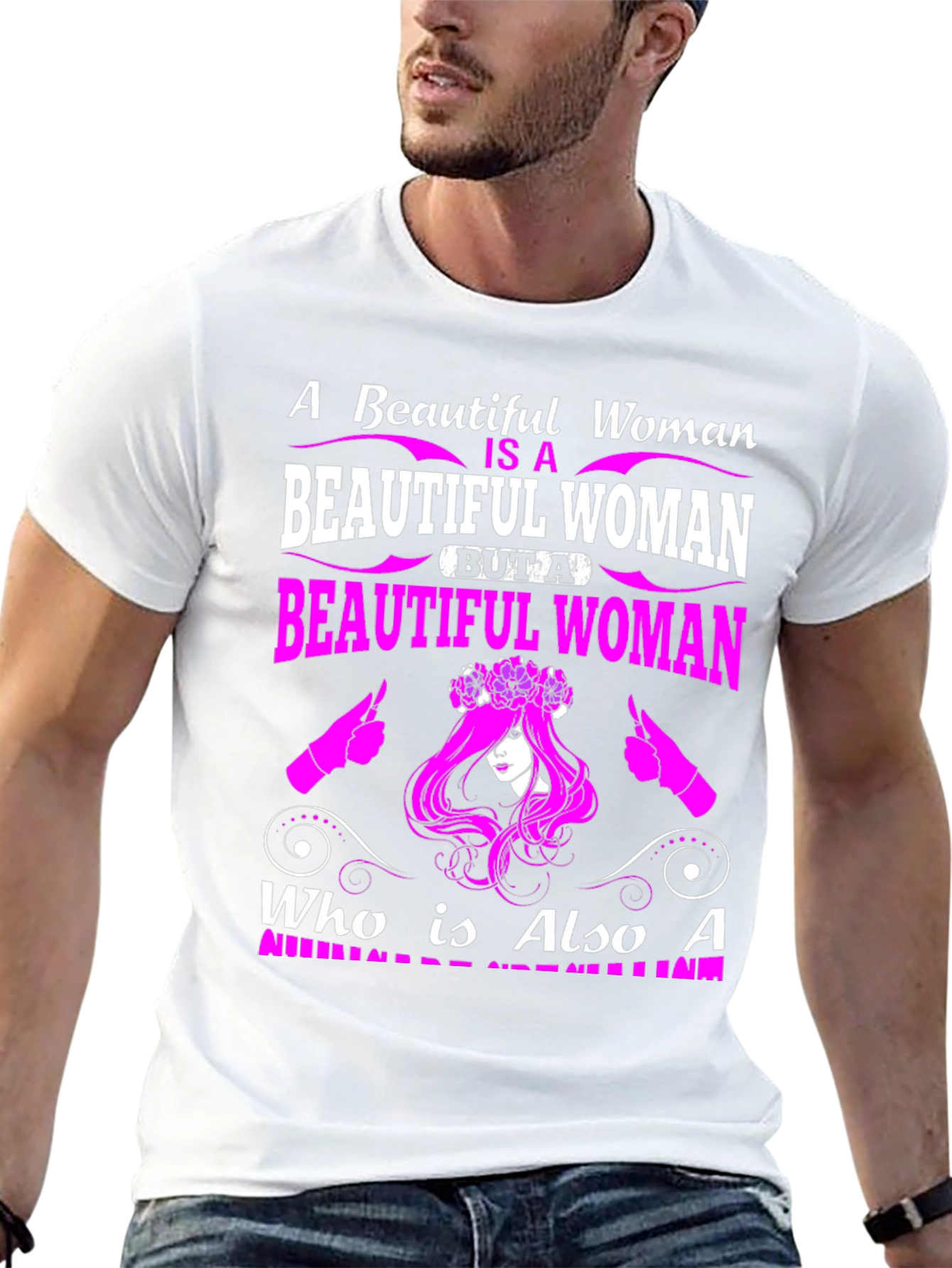 Beautiful Woman Graphic Tee - Premium Quality