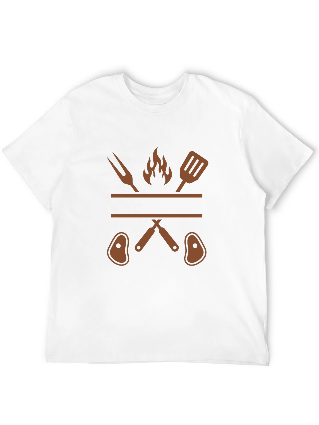 BBQ Grill Master T-Shirt - Black Casual Fit