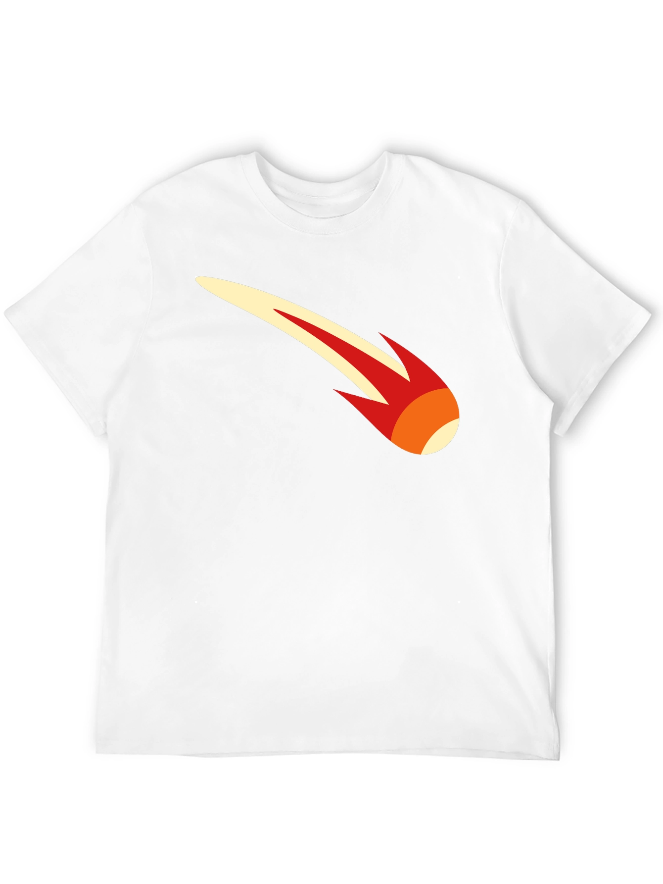 Retro Comet Graphic T-Shirt - Black