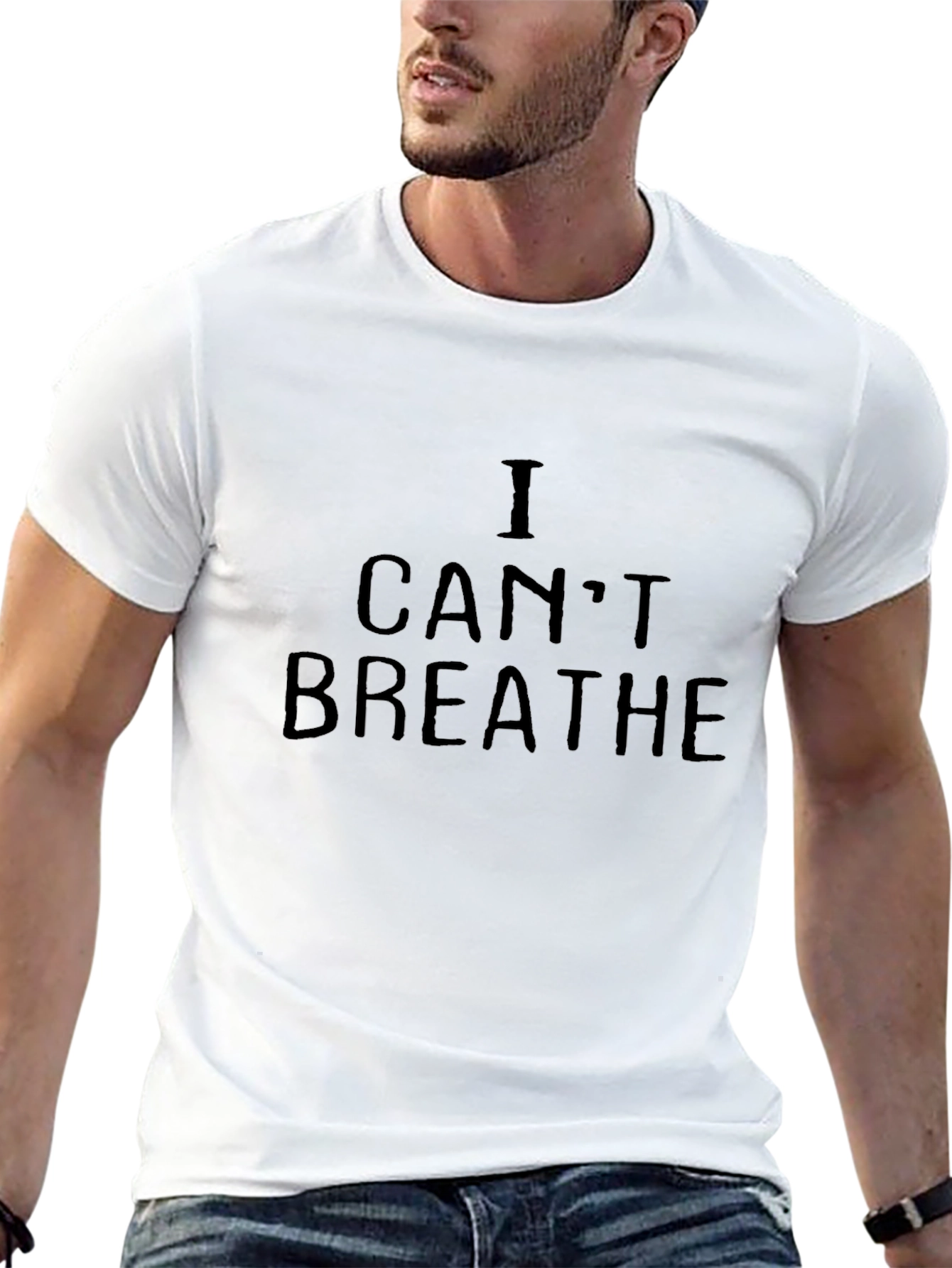 I Cant Breathe T-Shirt - Mens Black Tee