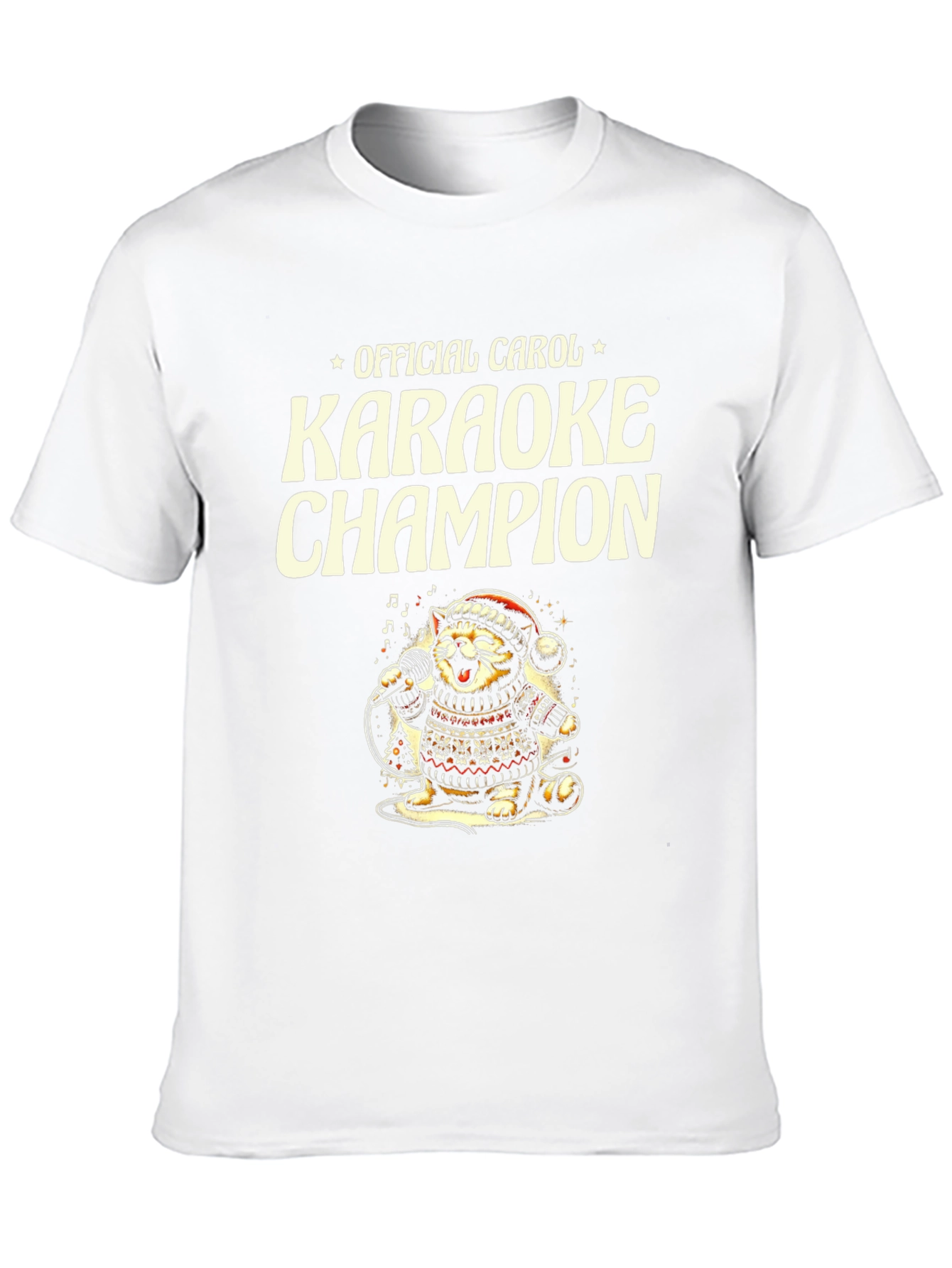 Carol Karaoke Champion Cat Tee