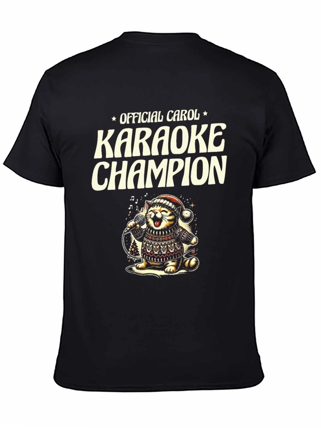 Carol Karaoke Champion Cat Tee