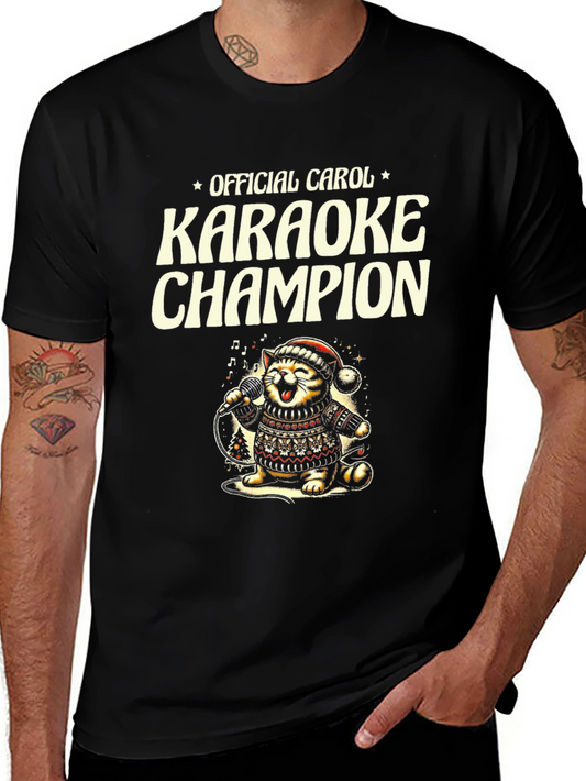 Carol Karaoke Champion Cat Tee