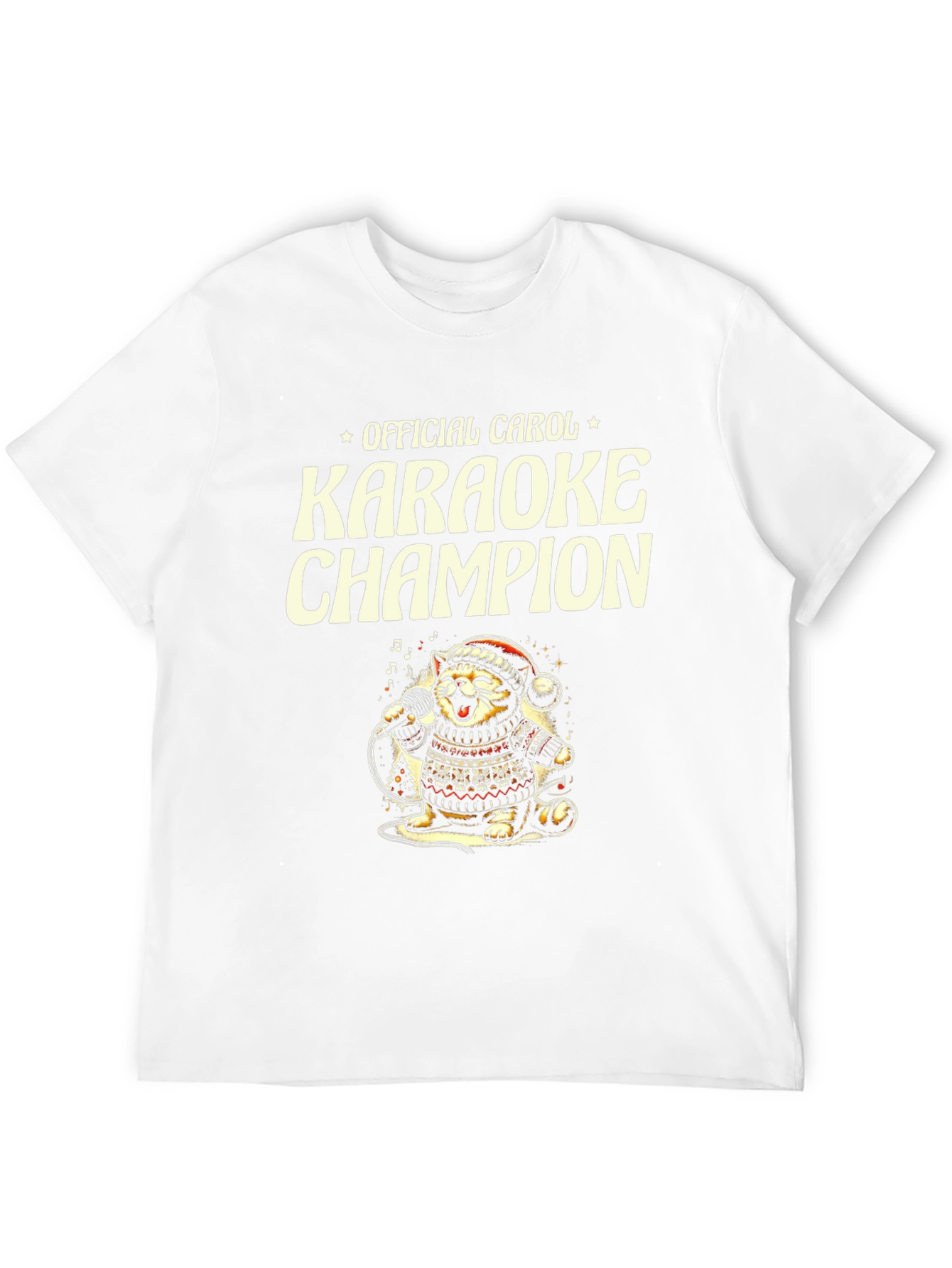 Carol Karaoke Champion Cat Tee
