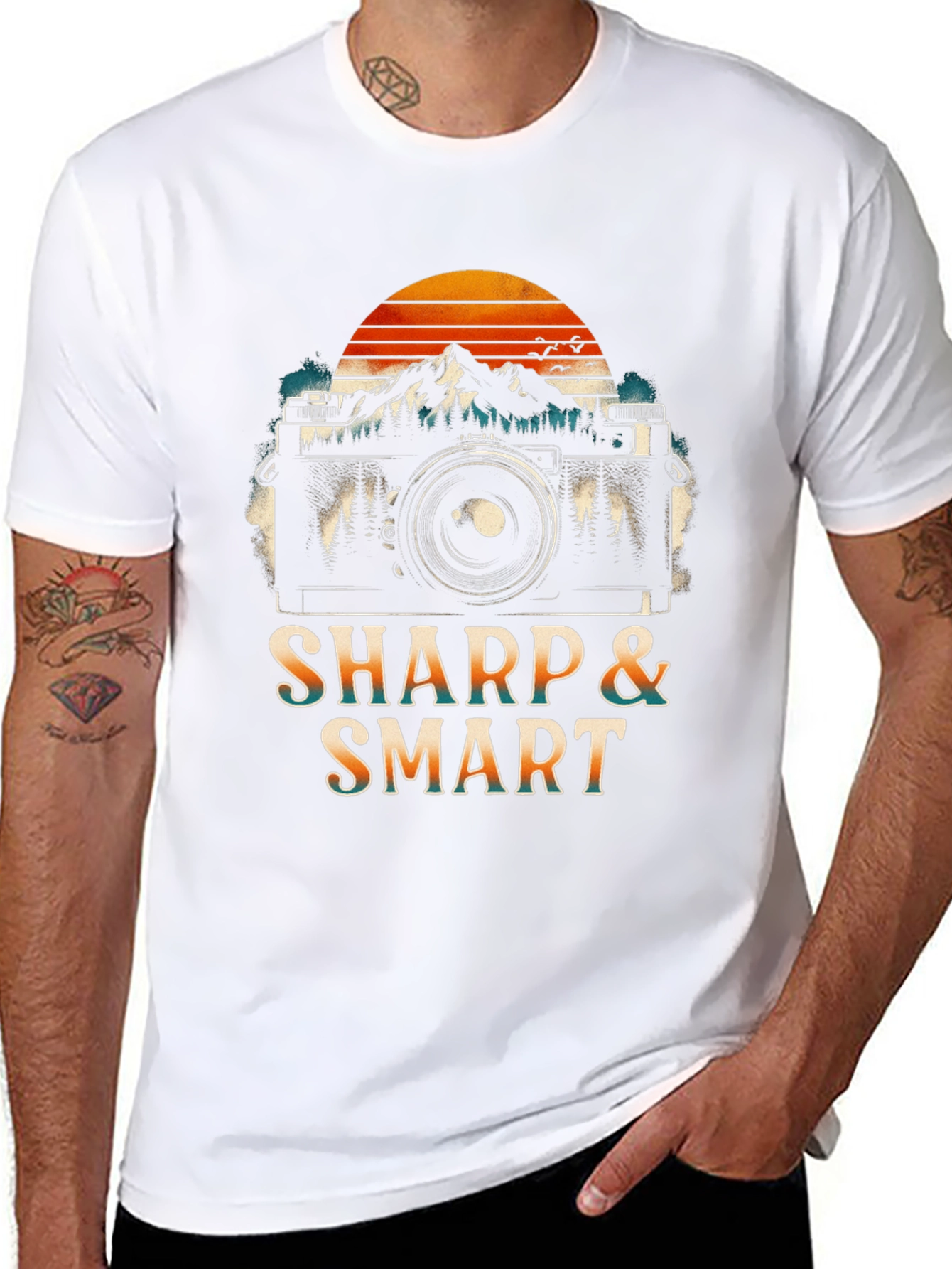 Sharp & Smart Camera Graphic Tee