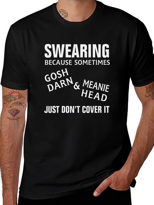Swearing T-Shirt: Gosh Darn & Meanie Head