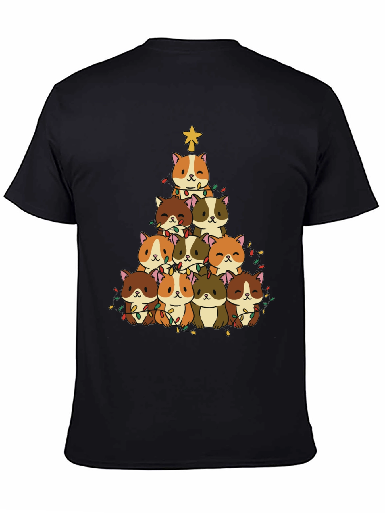 Cute Hamster Christmas Tree T-Shirt
