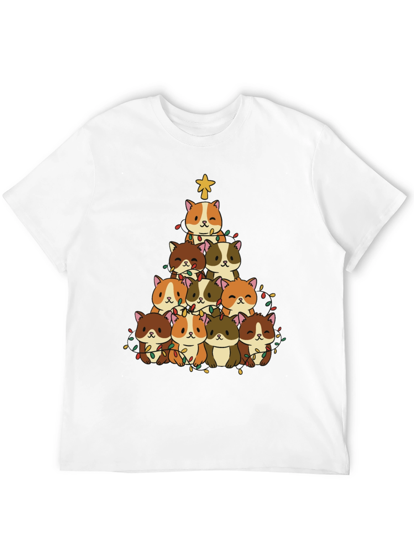 Cute Hamster Christmas Tree T-Shirt