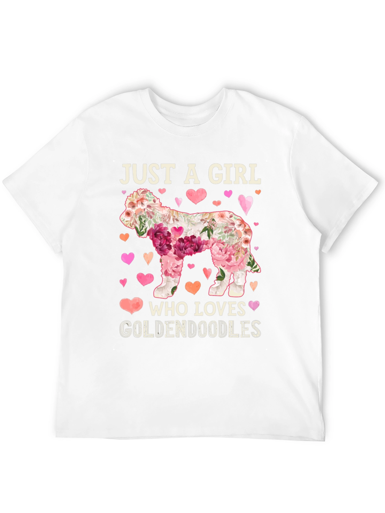 Just A Girl Who Loves Goldendoodles T-Shirt