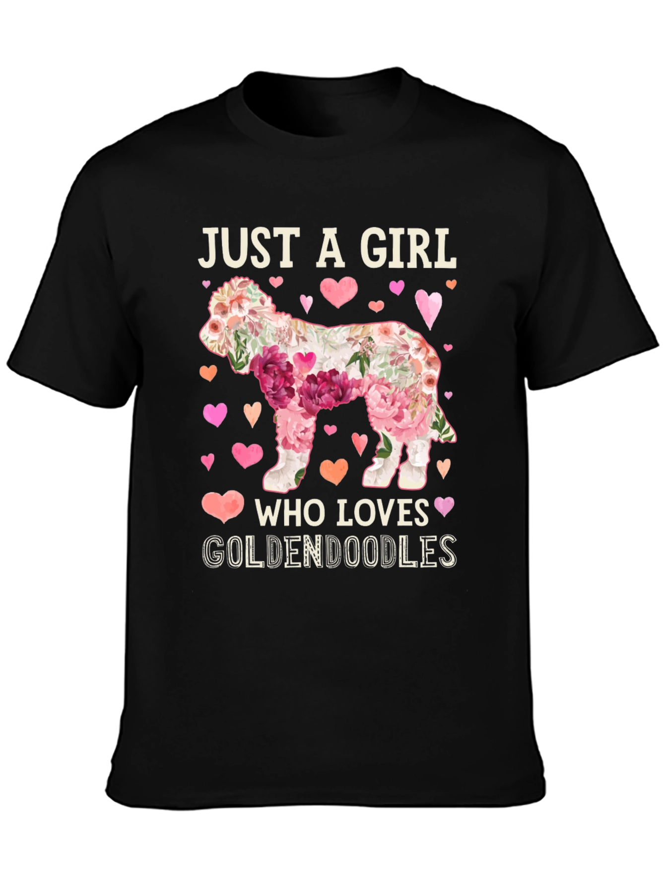 Just A Girl Who Loves Goldendoodles T-Shirt