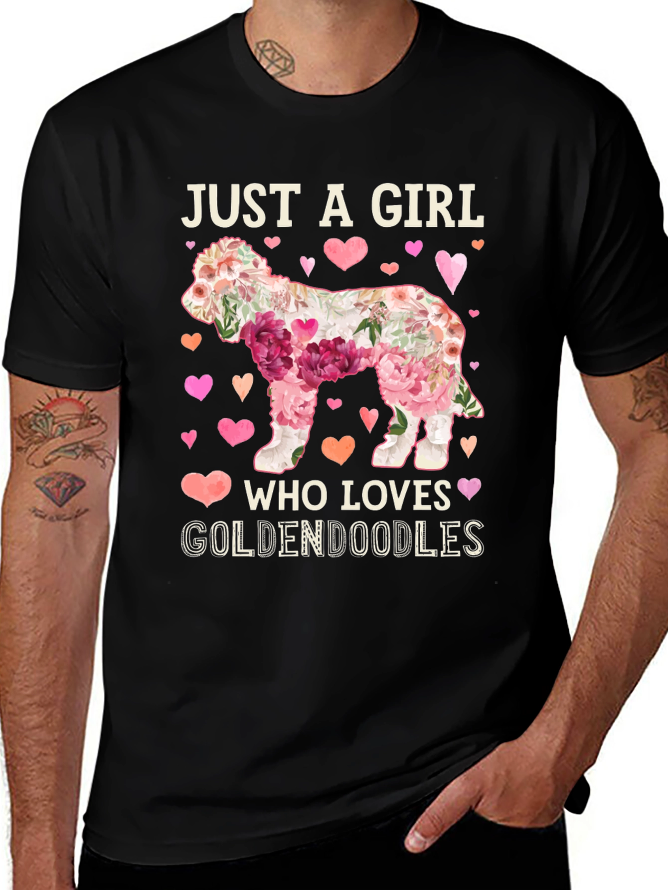 Just A Girl Who Loves Goldendoodles T-Shirt