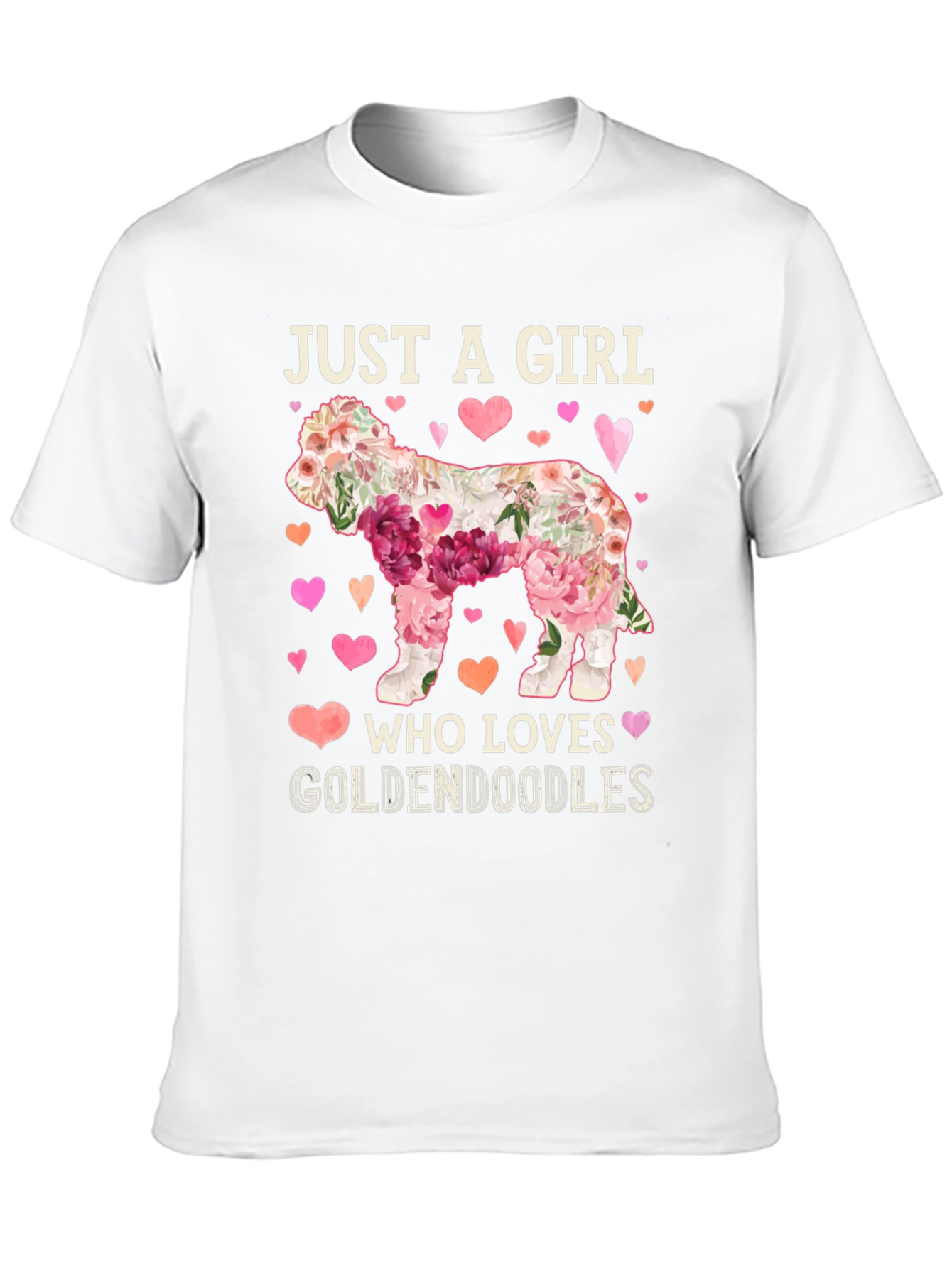 Just A Girl Who Loves Goldendoodles T-Shirt