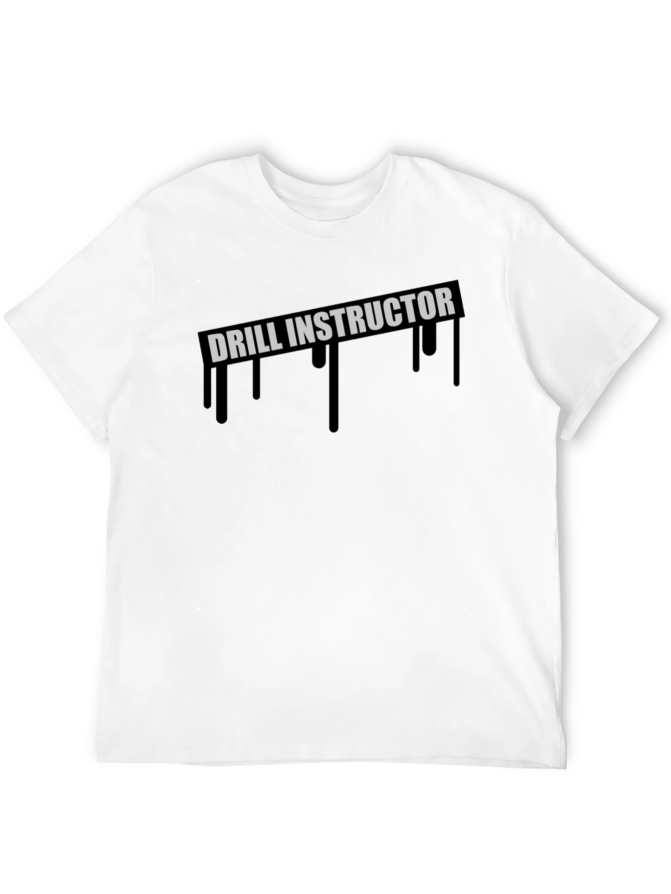 Drill Instructor Graphic T-Shirt - Black