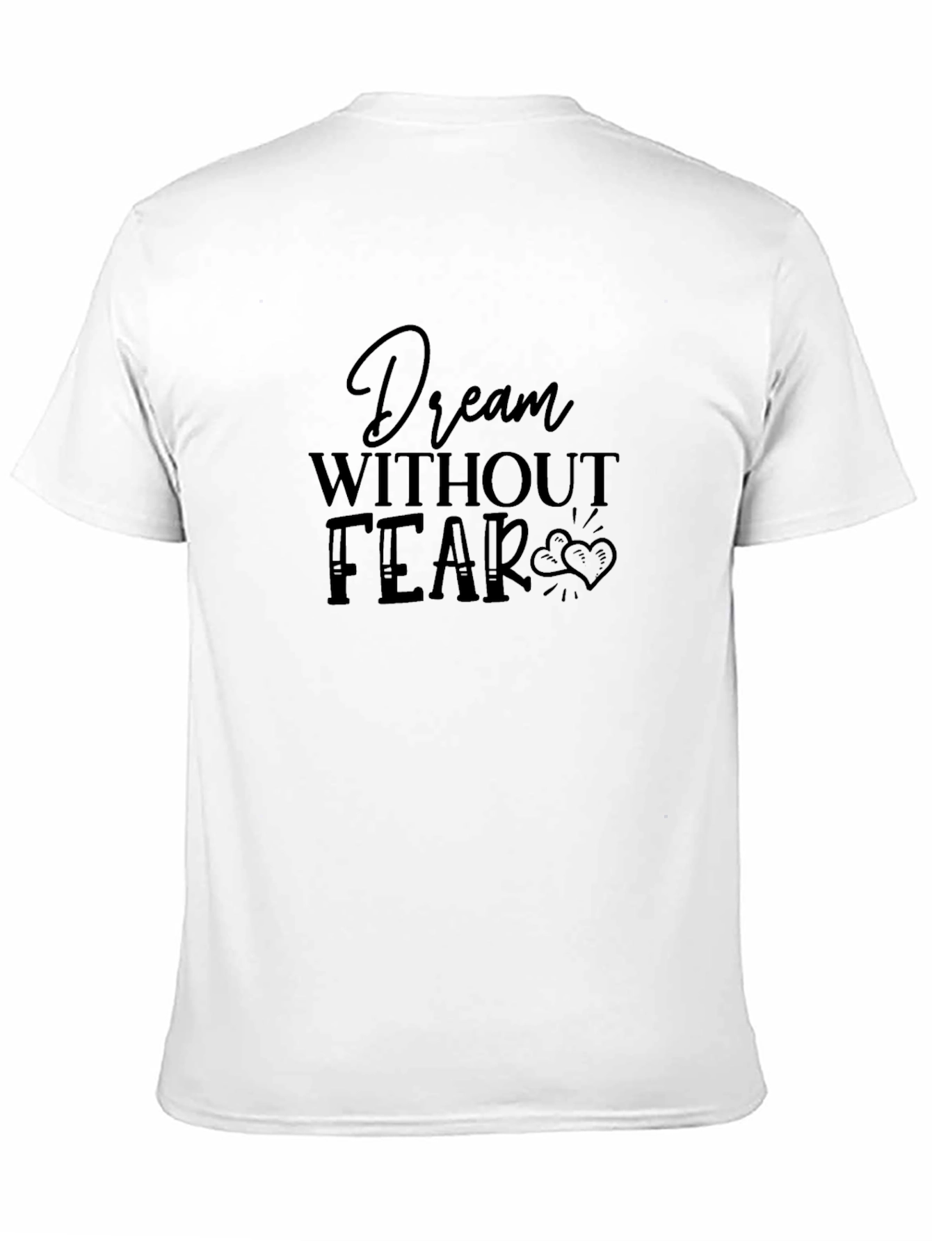 Dream Without Fear Black Graphic Tee