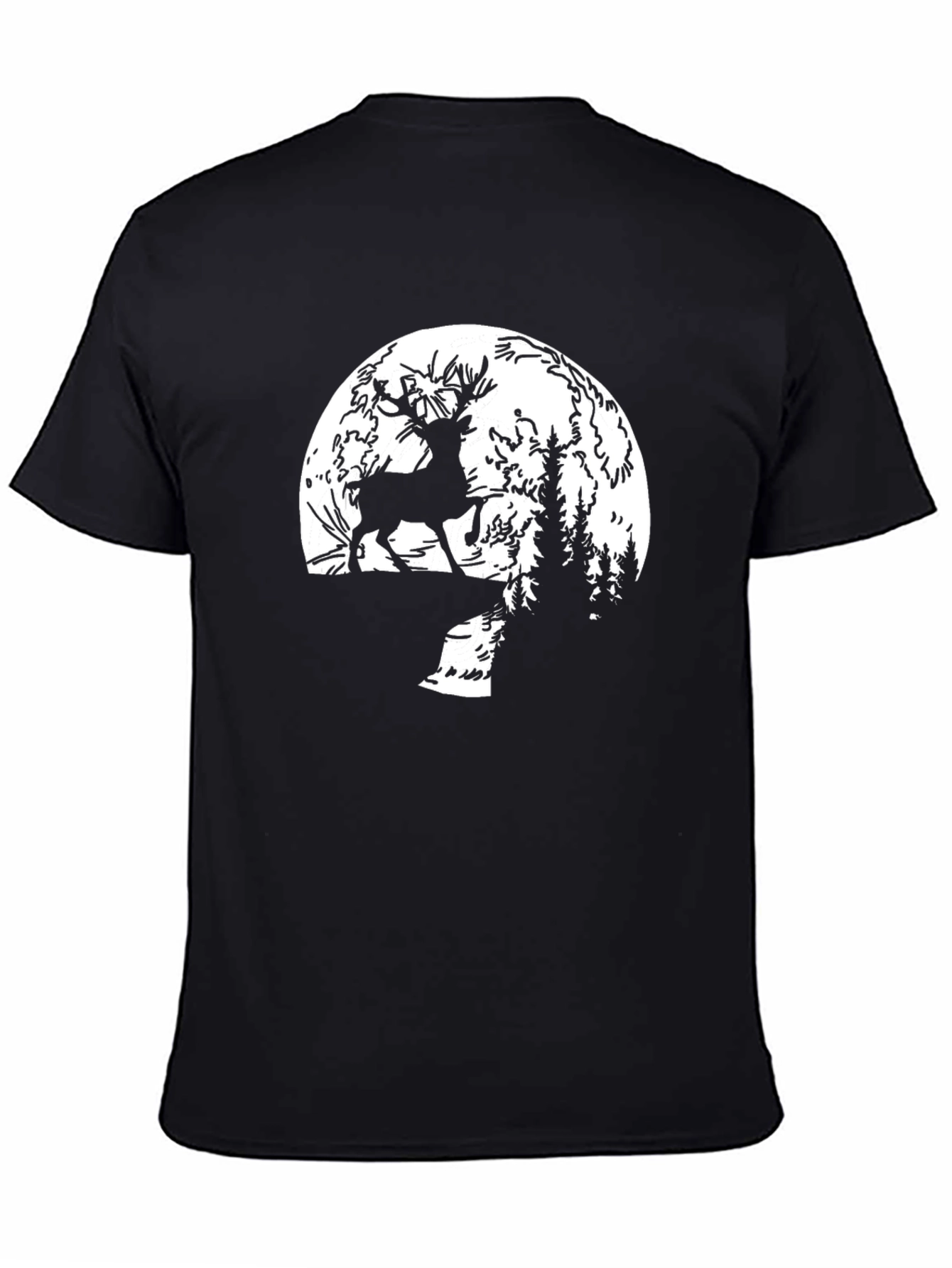 Deer Silhouette Graphic Tee