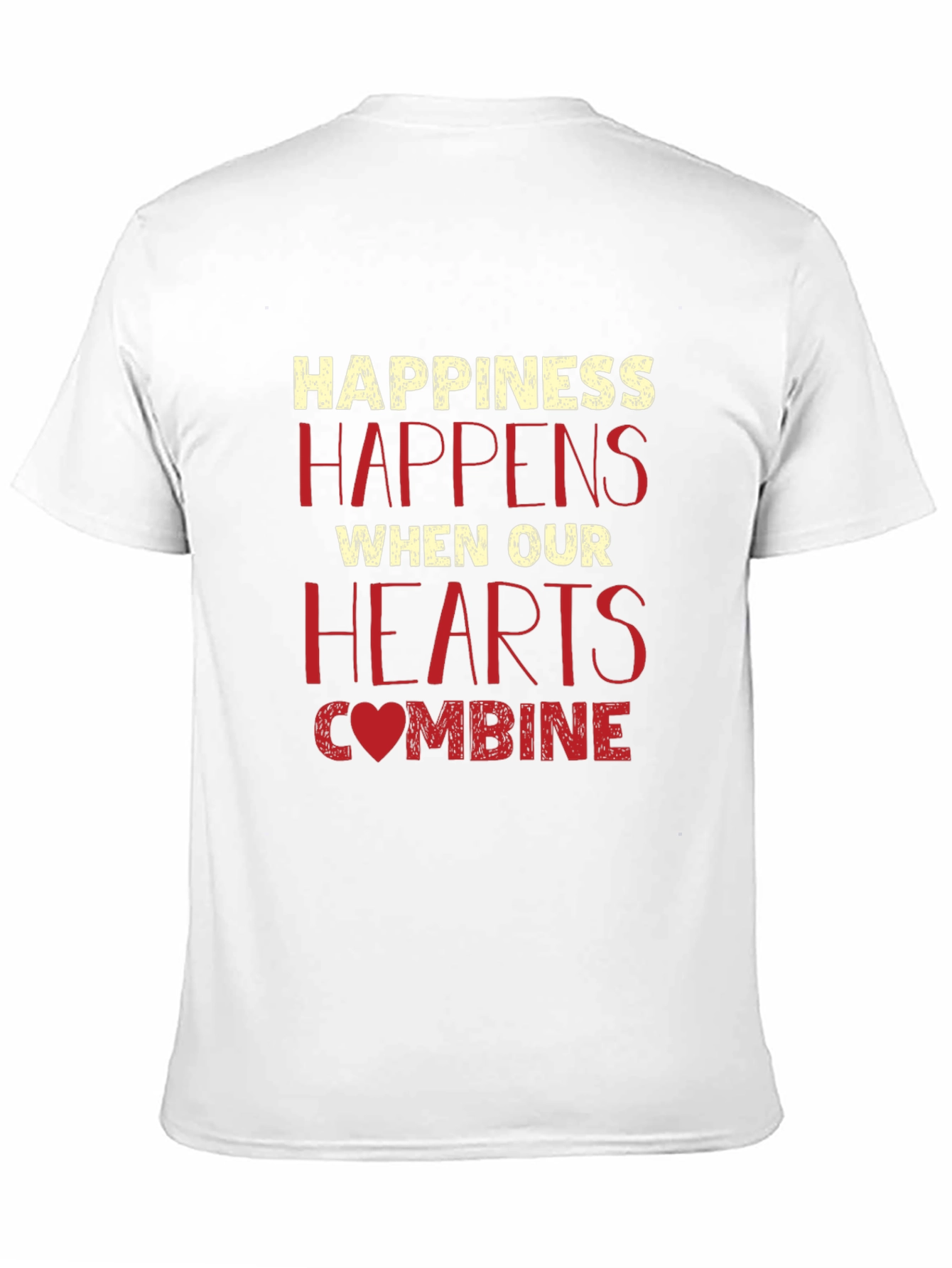 Happiness Happens Heart Graphic Tee