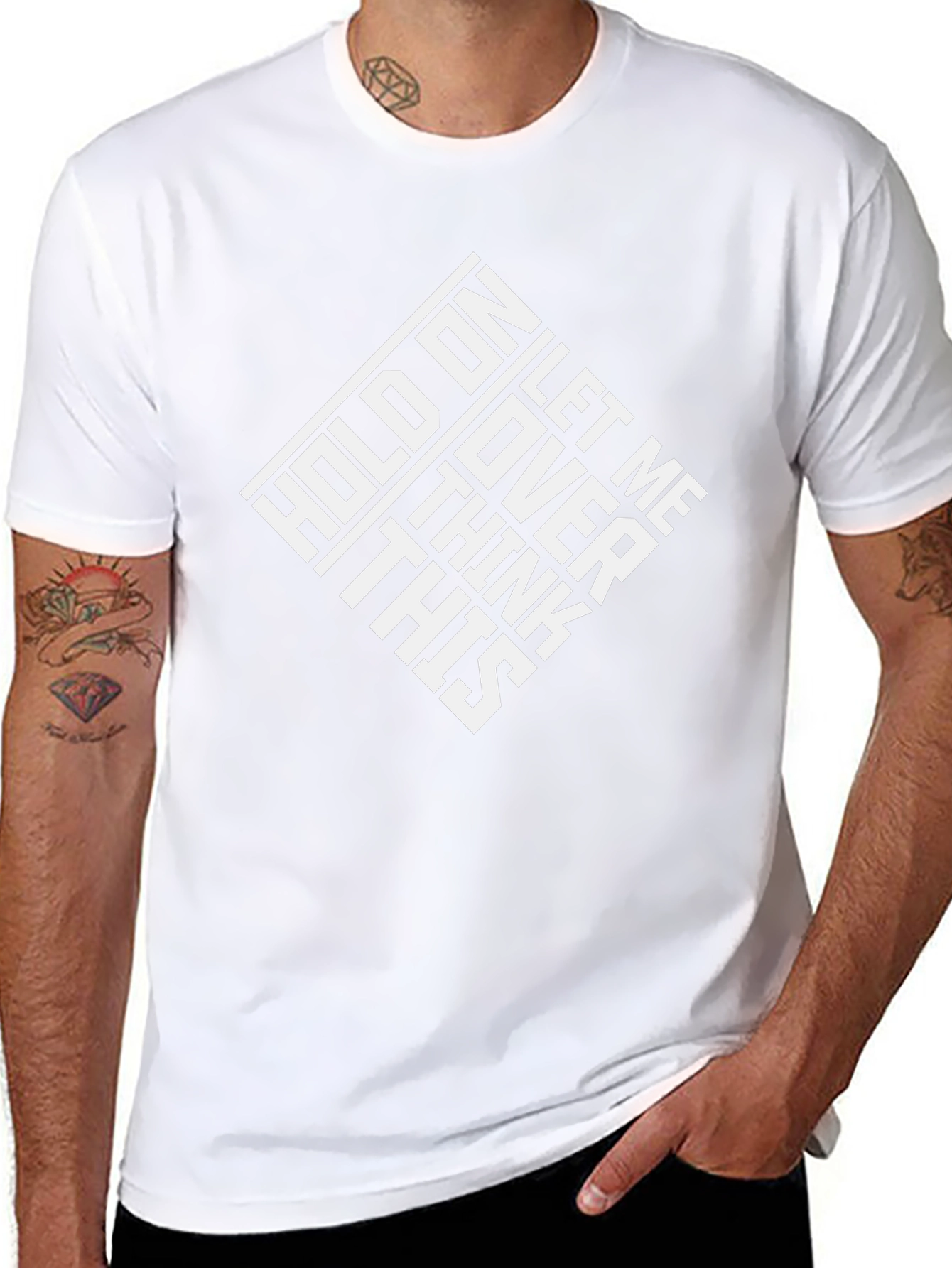 Hold On Let Me Think T-Shirt - Black