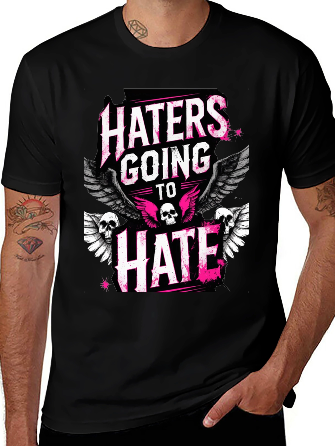 Haters Going to Hate Graphic T-Shirt