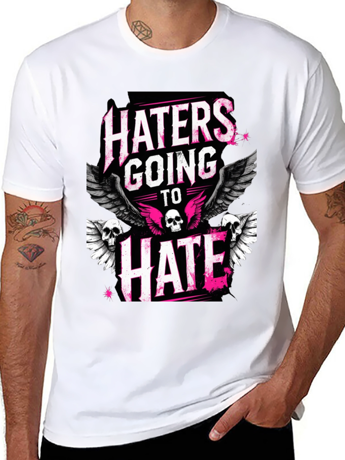 Haters Going to Hate Graphic T-Shirt