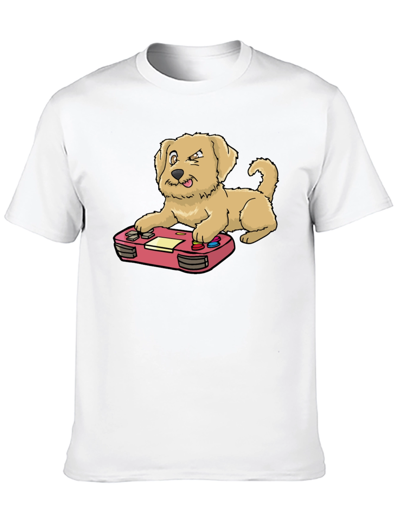 Dog Gamer Graphic Tee - Black