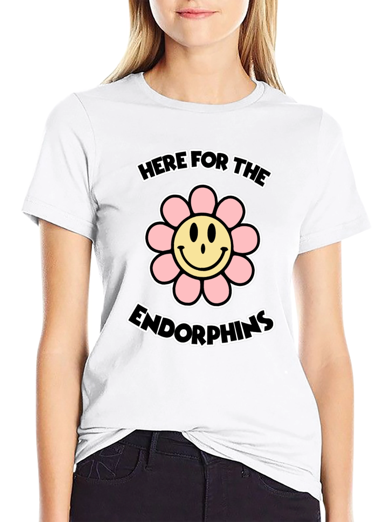 Here For The Endorphins Graphic Tee
