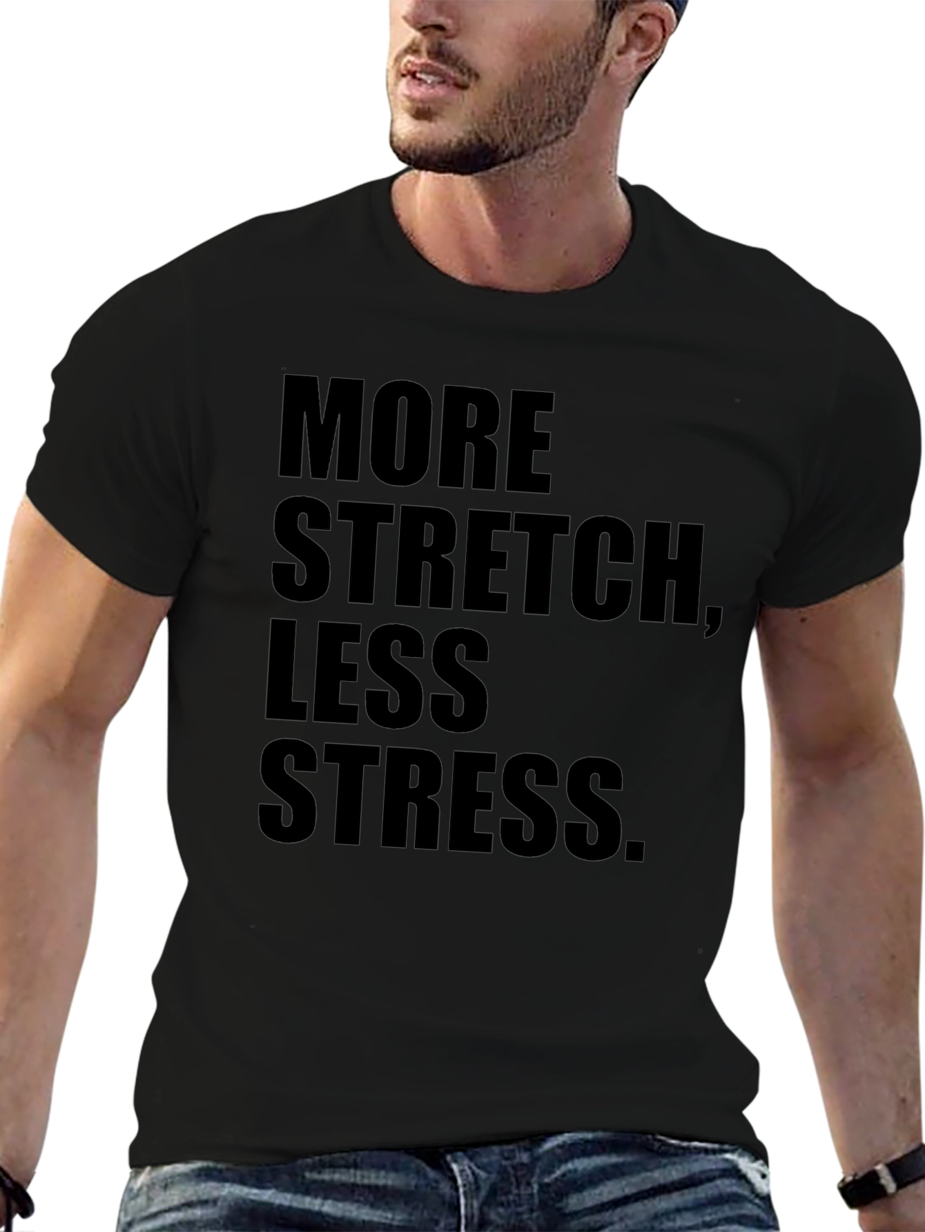 More Stretch Less Stress Graphic Tee