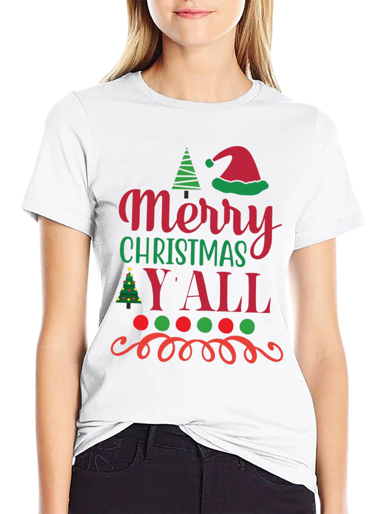 Merry Christmas Yall Holiday T-Shirt