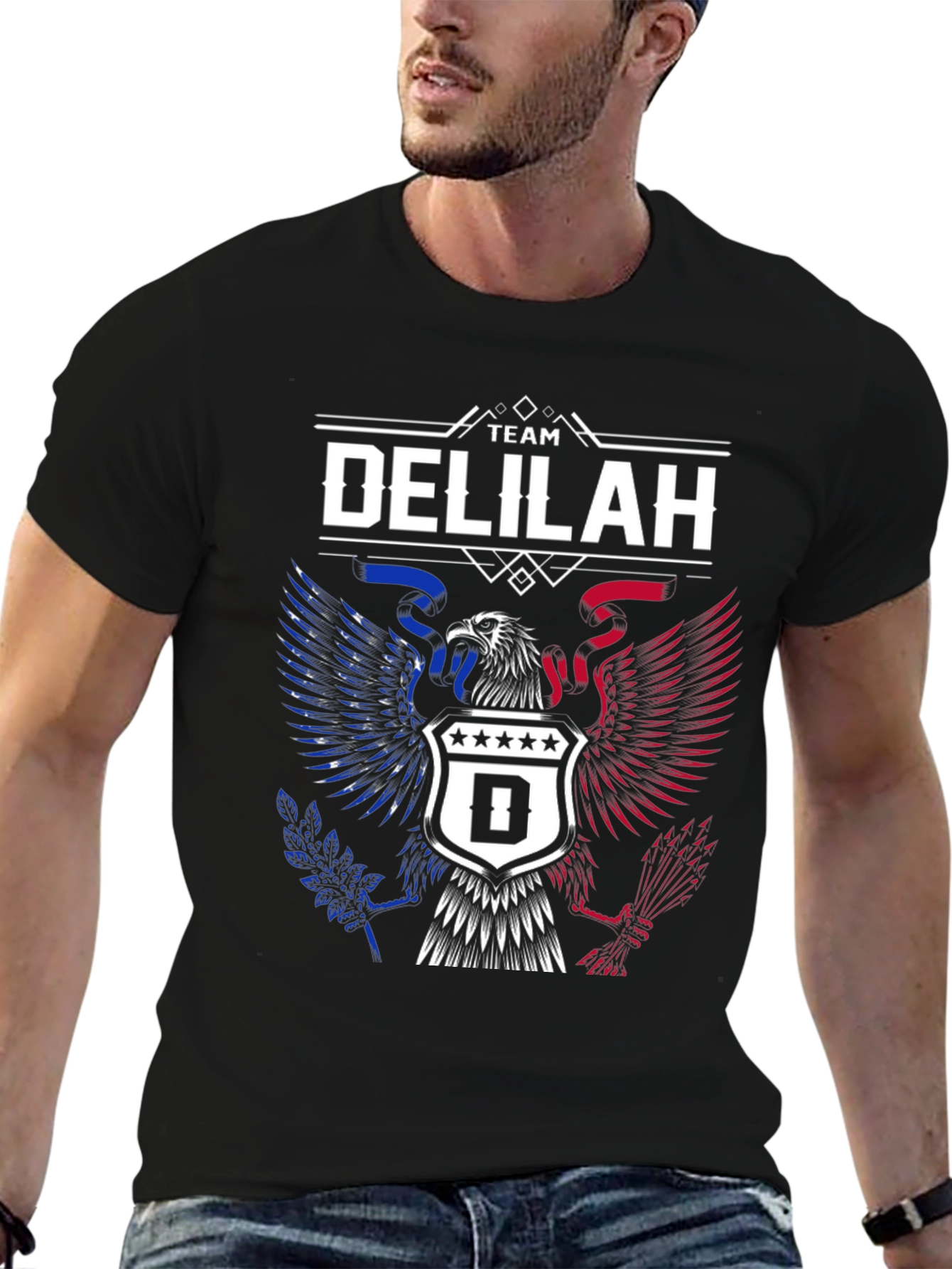Team Delilah Eagle Patriotic T-Shirt
