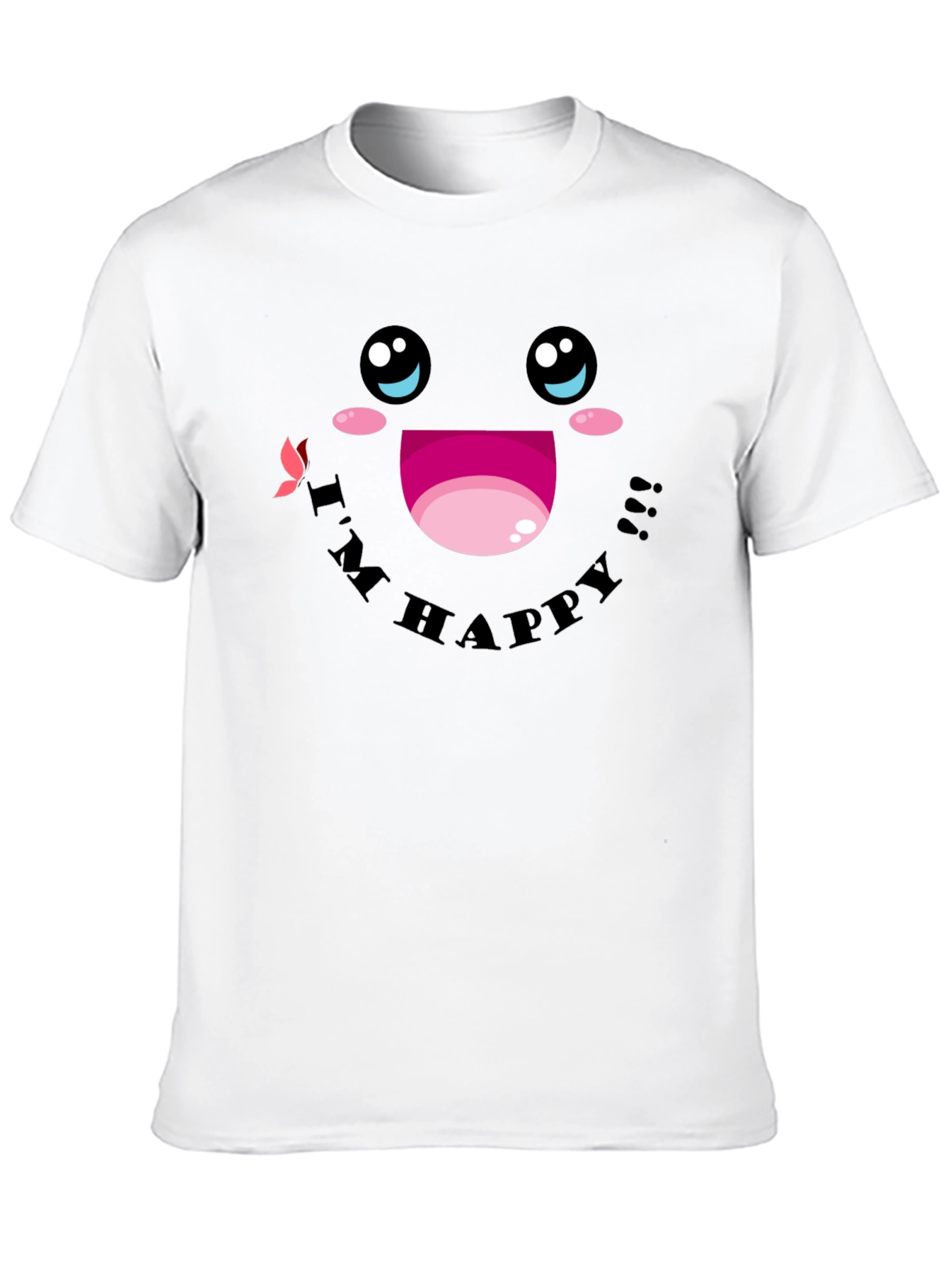 Im Happy Graphic T-Shirt - Cute Kawaii Style