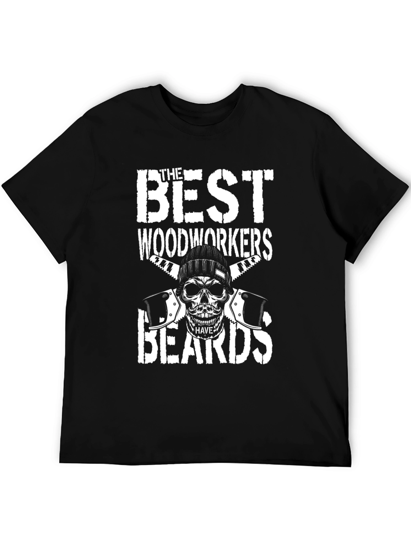 Woodworker Skull T-Shirt - Best Beards
