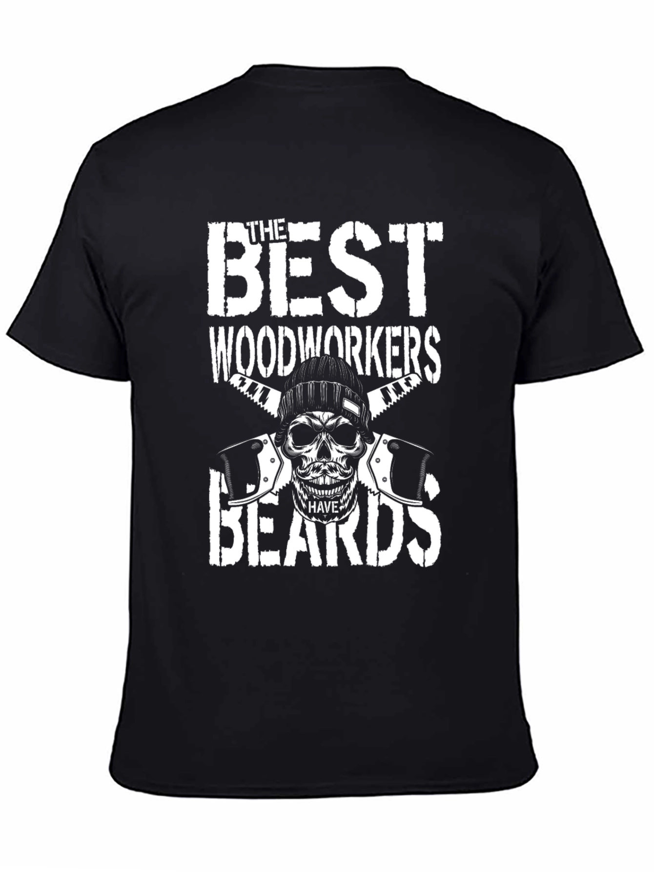 Woodworker Skull T-Shirt - Best Beards