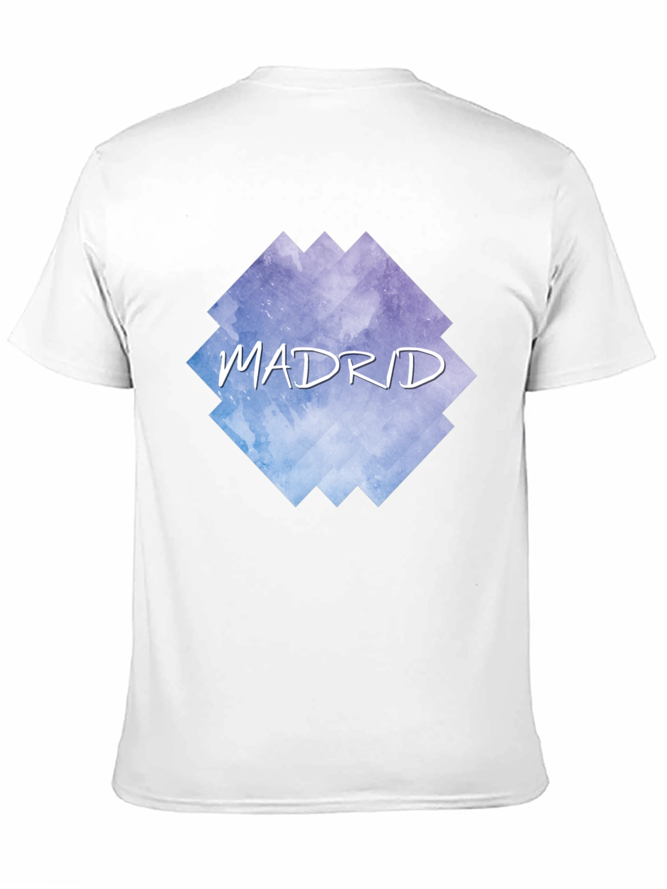 Madrid Graphic Tee - Mens Black Cotton T-Shirt