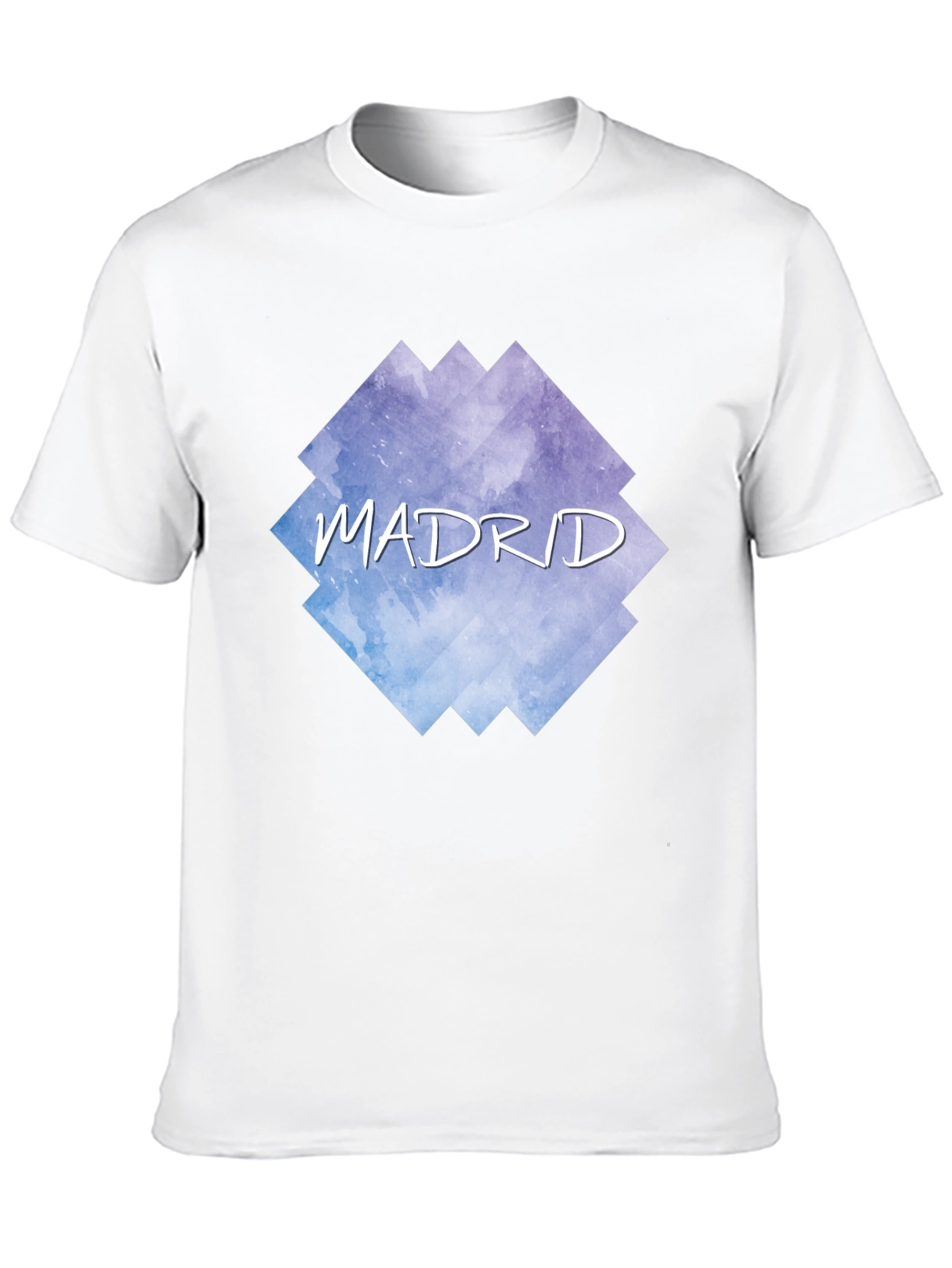 Madrid Graphic Tee - Mens Black Cotton T-Shirt