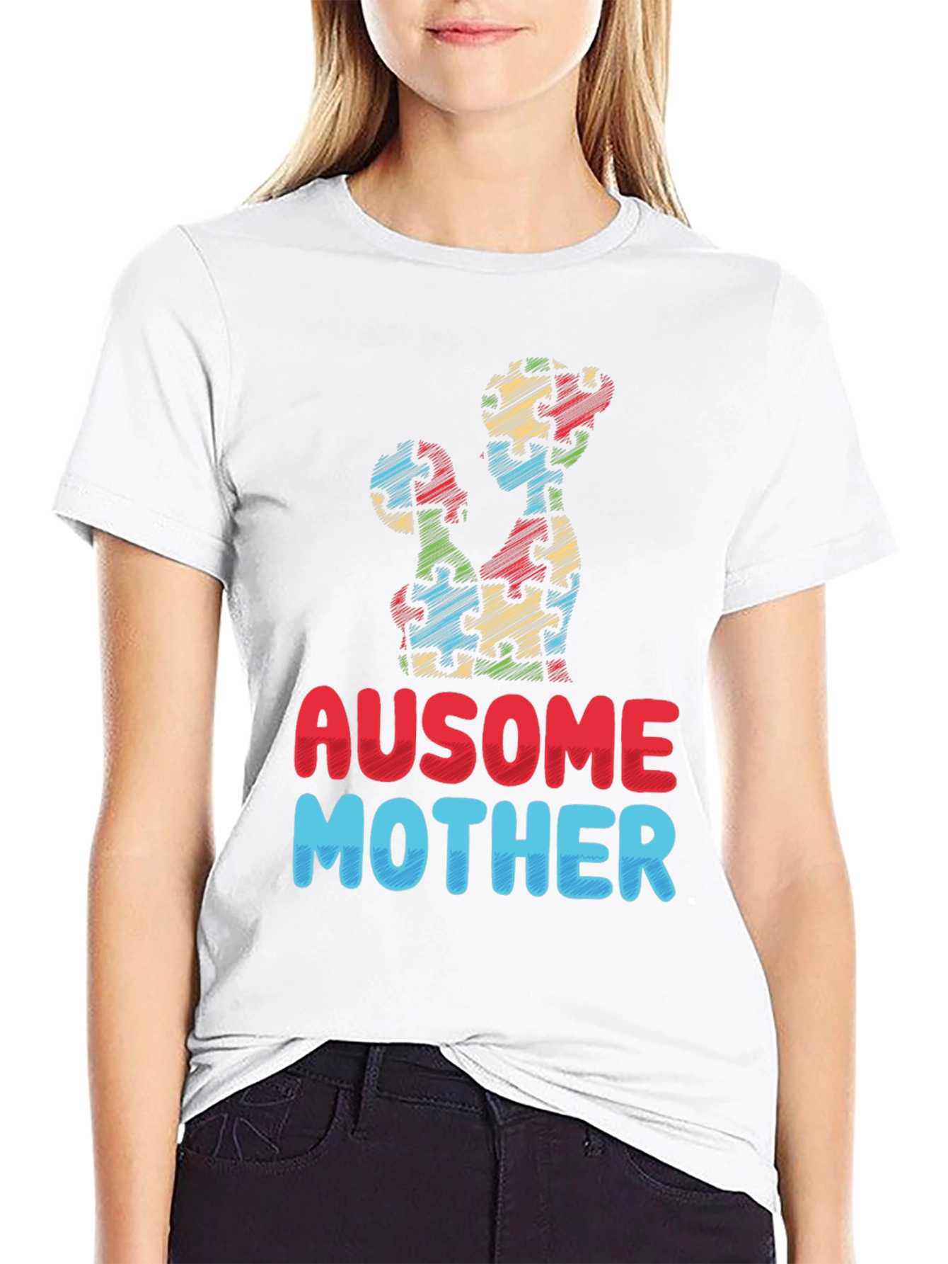 Ausome Mother Autism Awareness T-Shirt